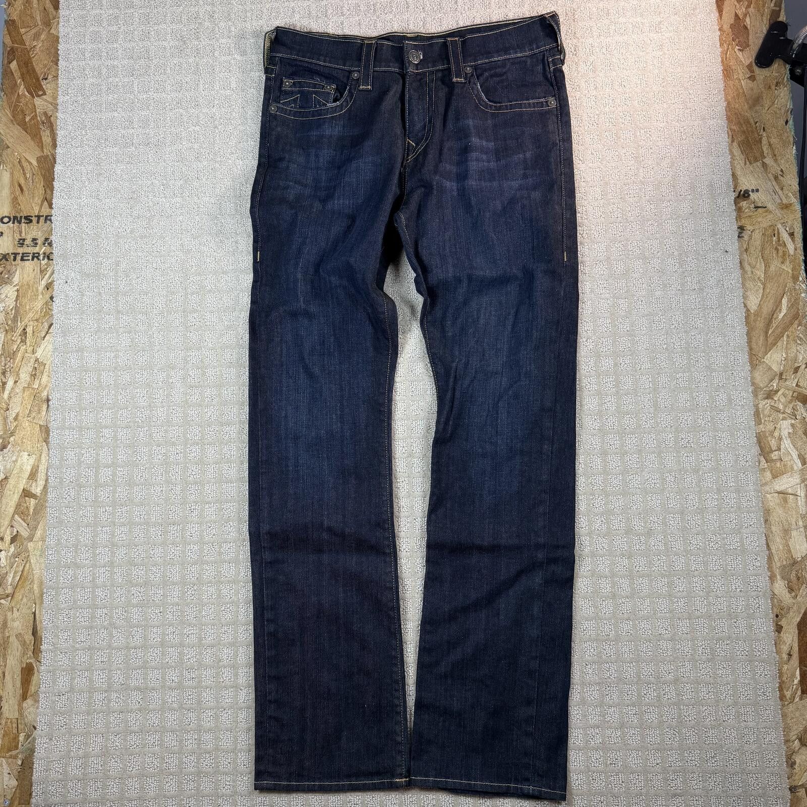 True Religion True Religion Ricky Relaxed Straight Jeans Mens 32 USA Size US 32 / EU 48 - 1 Thumbnail