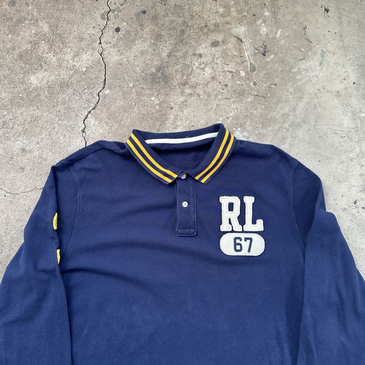 Ralph Lauren Ralph Lauren vintage rugby long sleeve Size US XL / EU 56 / 4 - 3 Thumbnail
