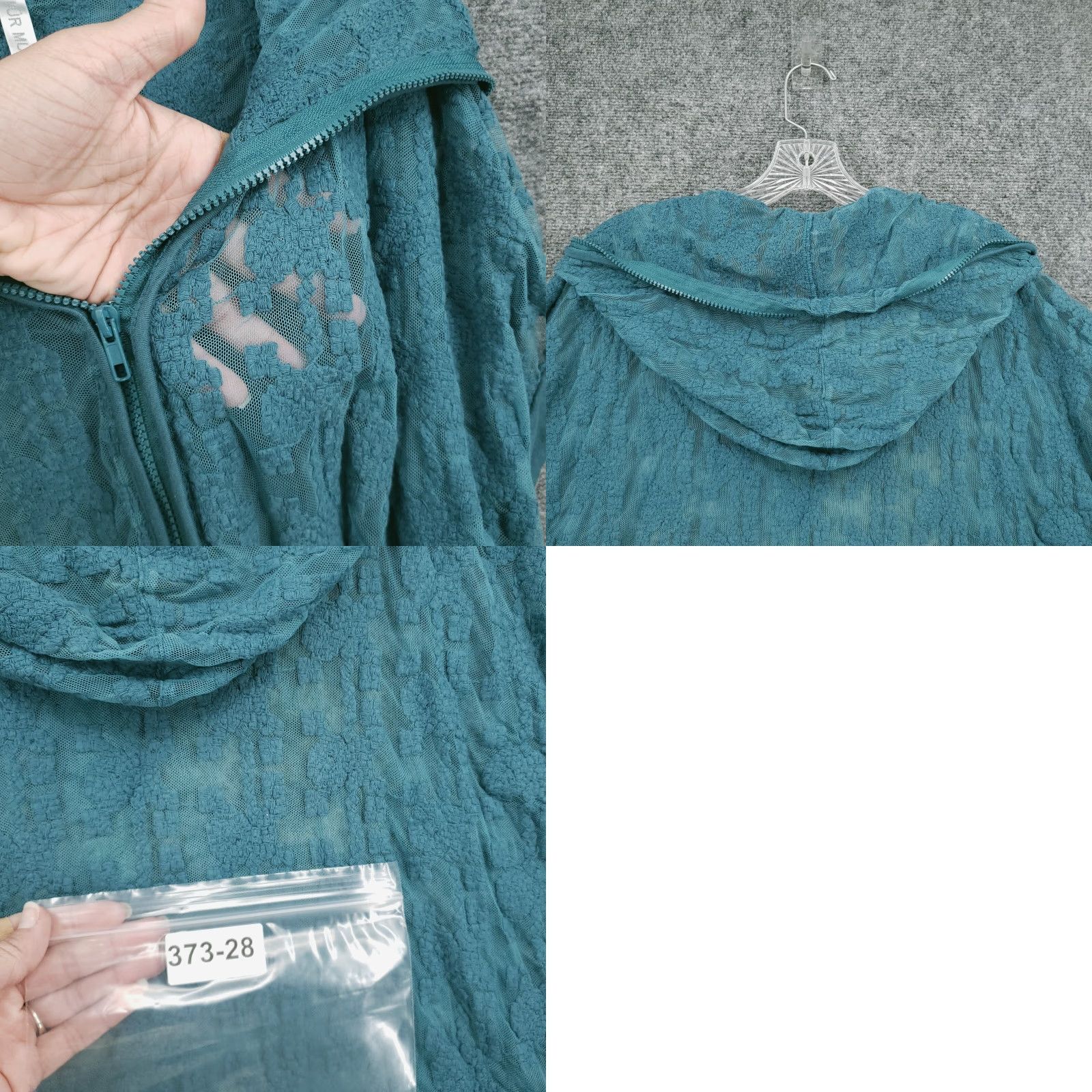 Vintage Mur Mur Womens L Green Full Zip Hooded Embroidered Sweater Nike? Size L / US 10 / IT 46 - 8 Thumbnail