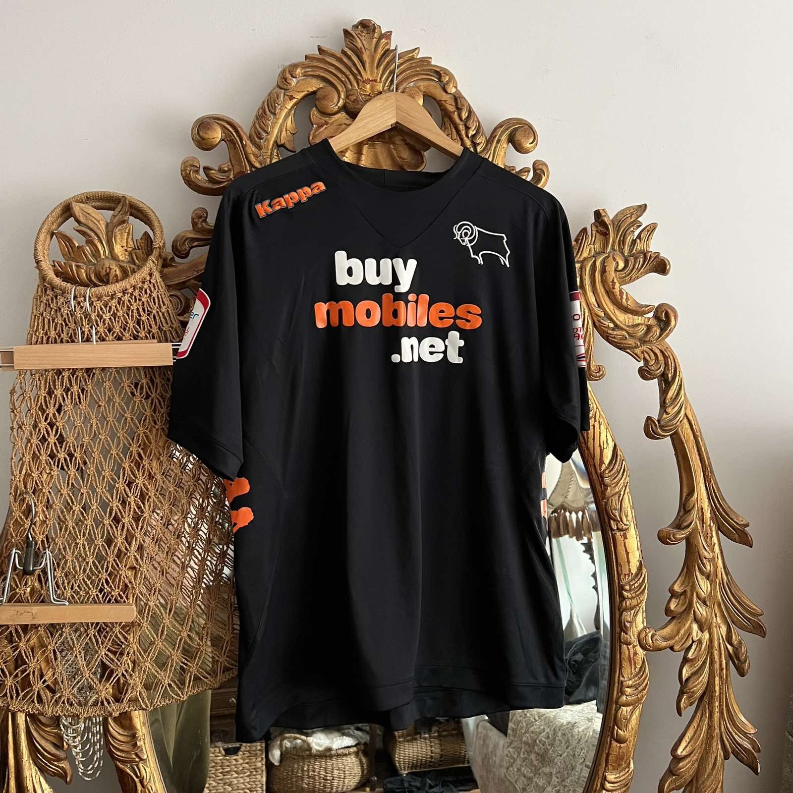 Kappa Kappa Derby County SHIRT TRIKOT SOCCER JERSEY CAMISETA SZ XL Size US XXL / EU 58 / 5 - 1 Thumbnail