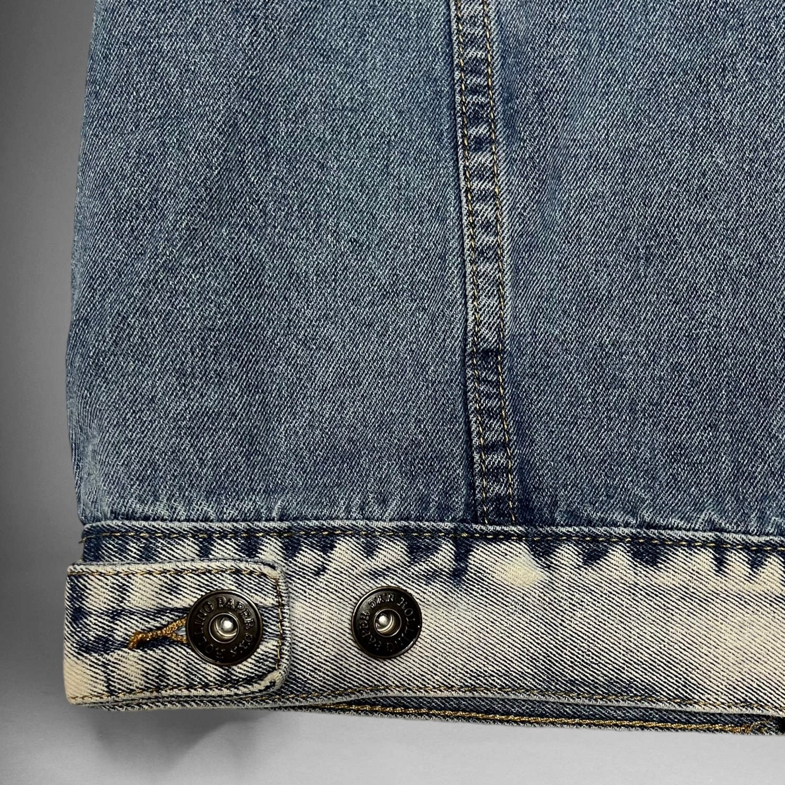 Other Rolling Paper Denim Jean Vest Distressed Button Down Moto Size US S / EU 44-46 / 1 - 10 Thumbnail