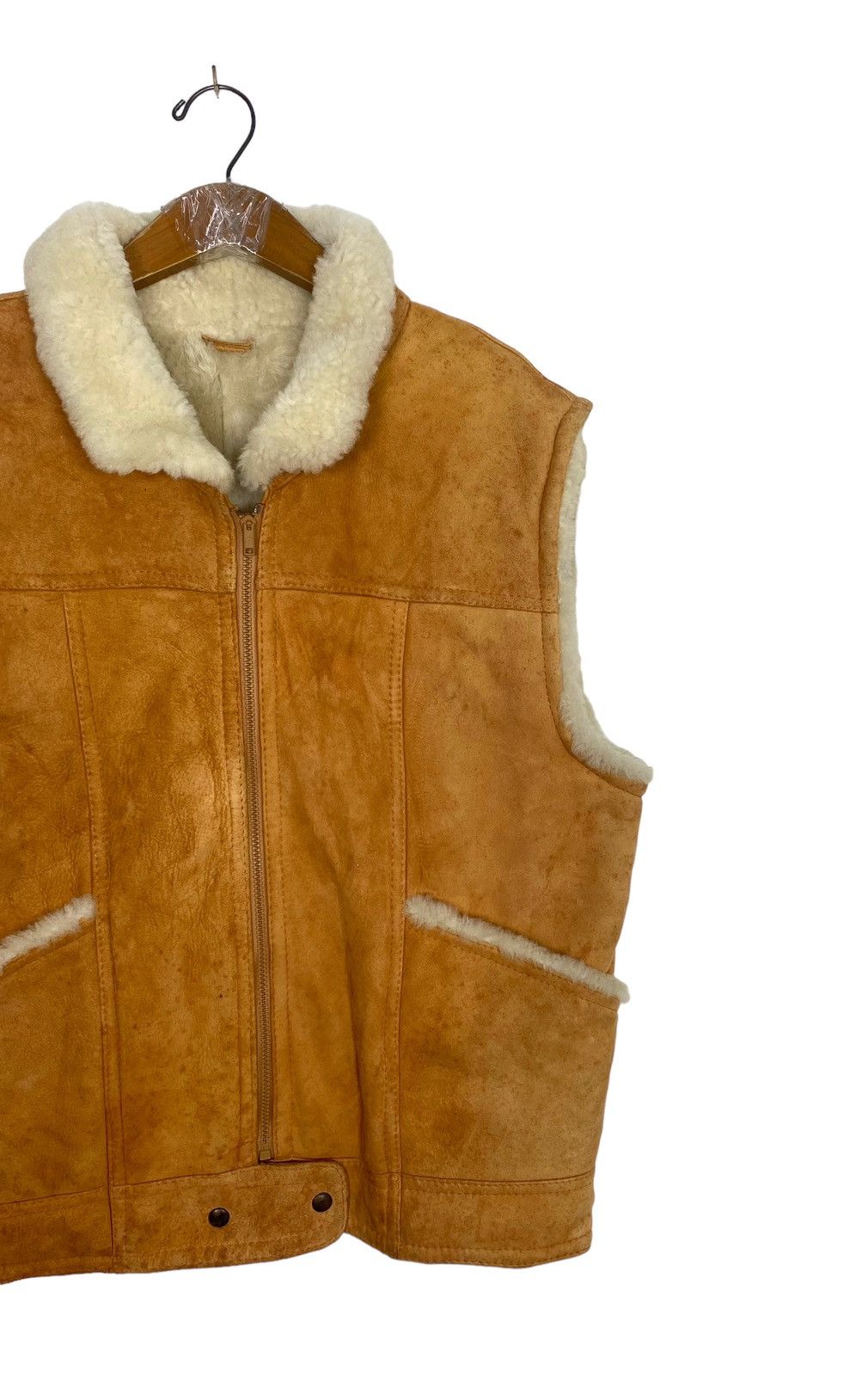 Vintage Rare‼️ Vintage Shearling Lambskin Vest Size US M / EU 48-50 / 2 - 4 Thumbnail