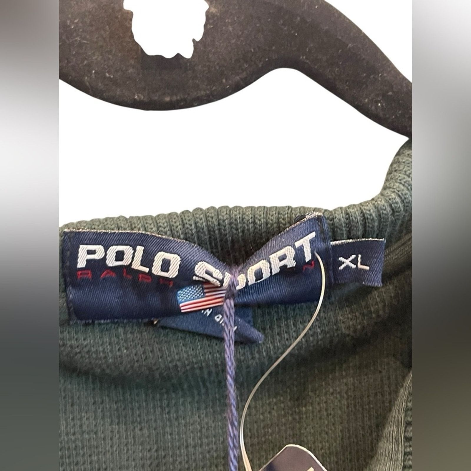 Polo Ralph Lauren Vintage Ralph Lauren Polo Sport Green Logo Rugby Polo XL NWT Size US XL / EU 56 / 4 - 4 Thumbnail