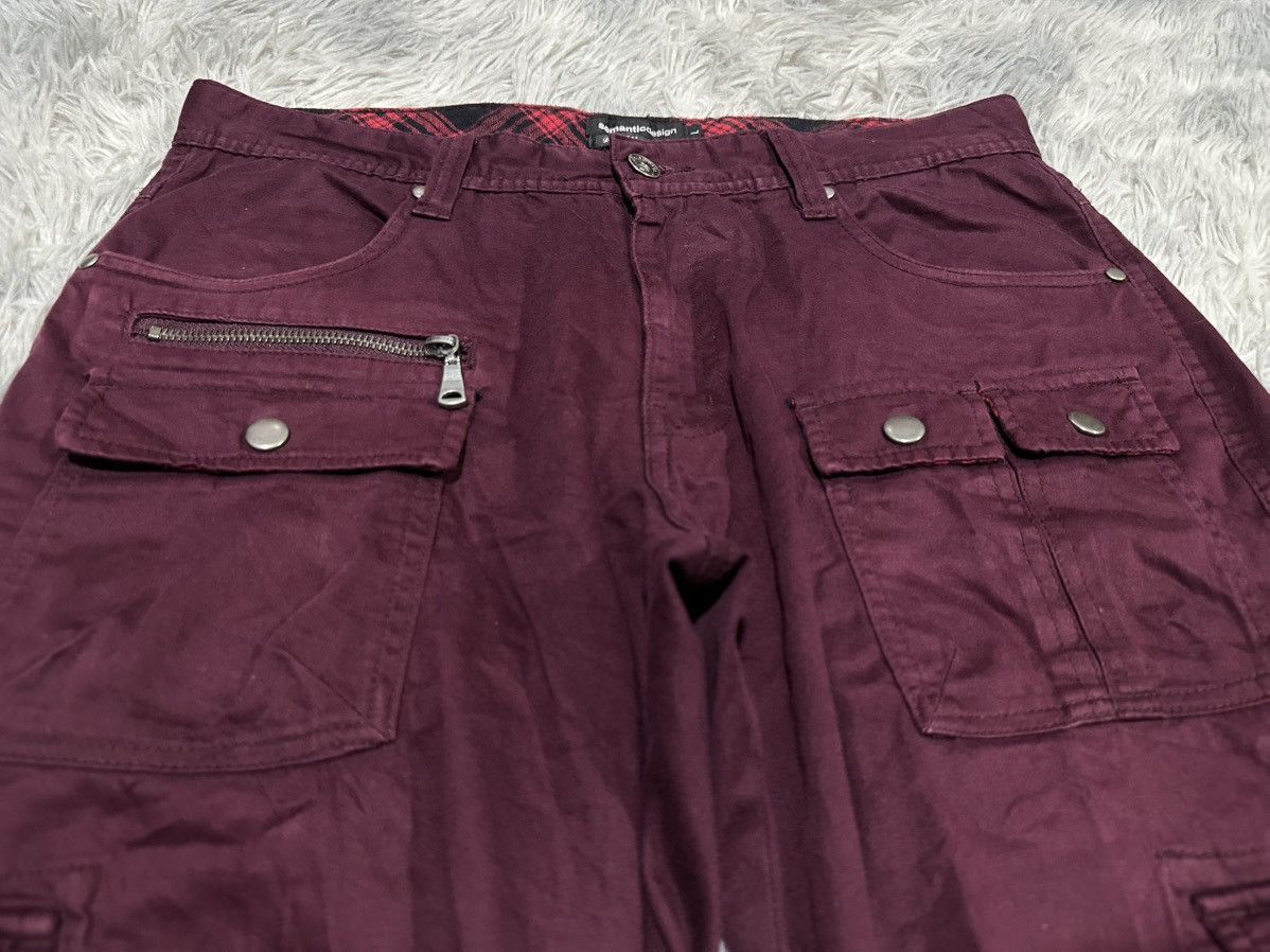 semanticdesign 🔥Sick Y2K Semantic Design Cargo Pants Multi Pockets Zip Punk Size US 32 / EU 48 - 5 Thumbnail
