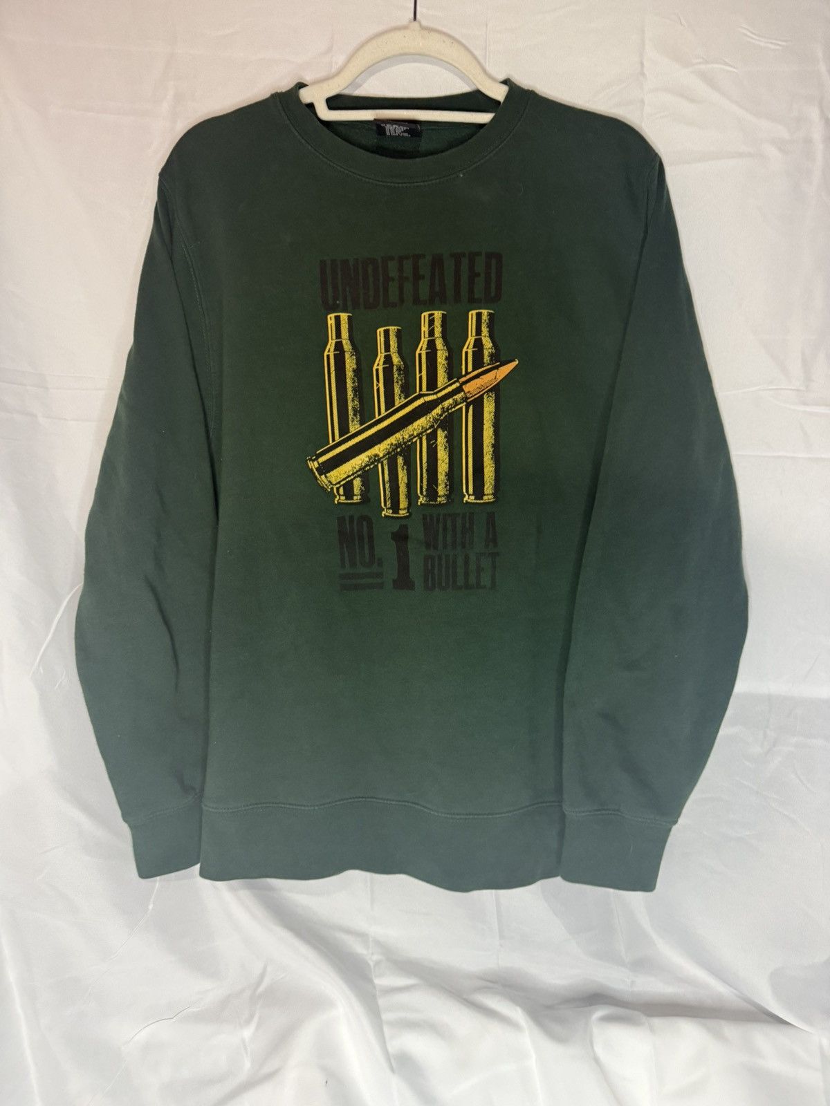 Undefeated Undefeated No. 1 Ammo Bullet Tally Logo L/S Crewneck Green Size US M / EU 48-50 / 2 - 1 Thumbnail