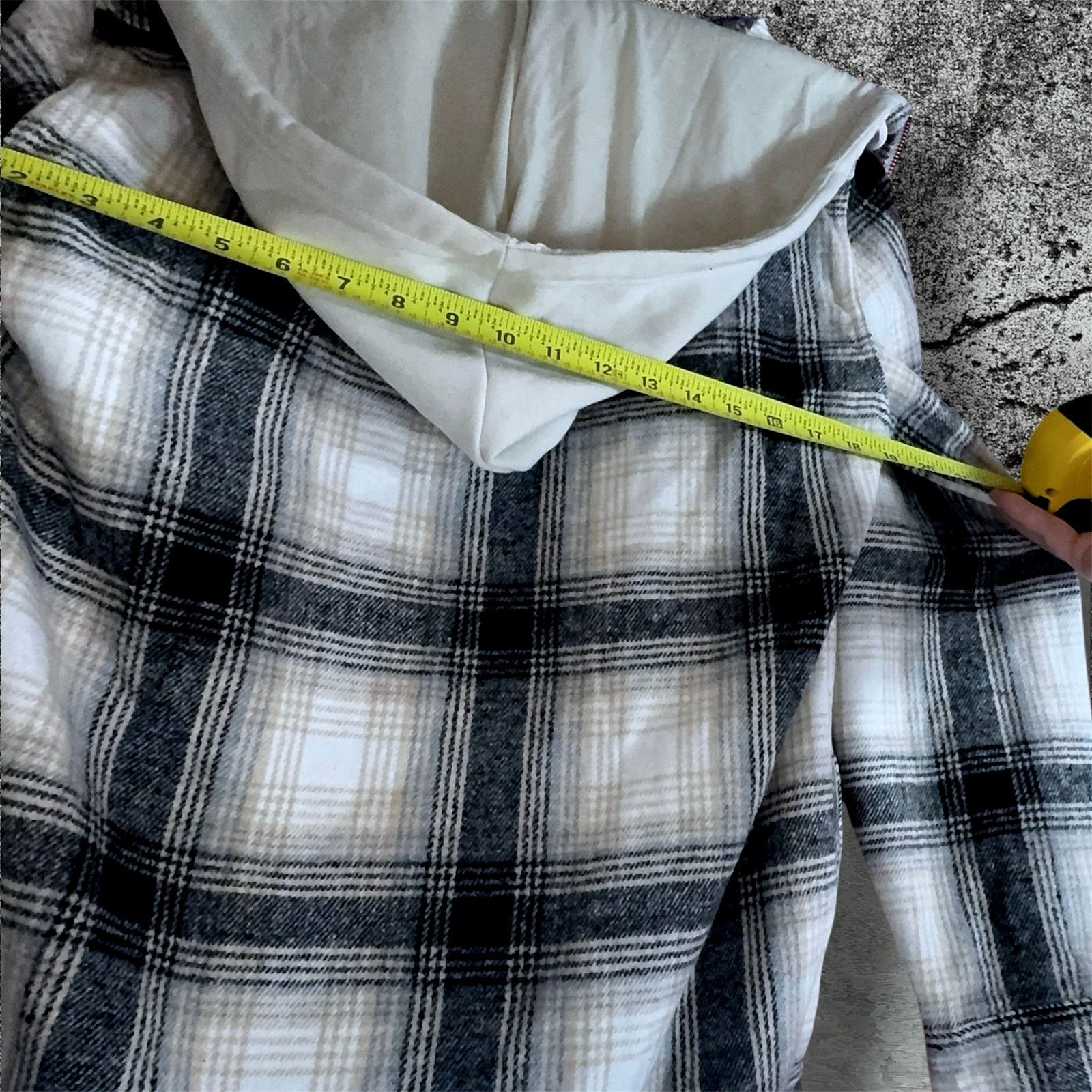 Brooklyn Cloth •NWT• Brooklyn Cloth Plaid Shacket Cream Button up • Small Size US S / EU 44-46 / 1 - 6 Thumbnail