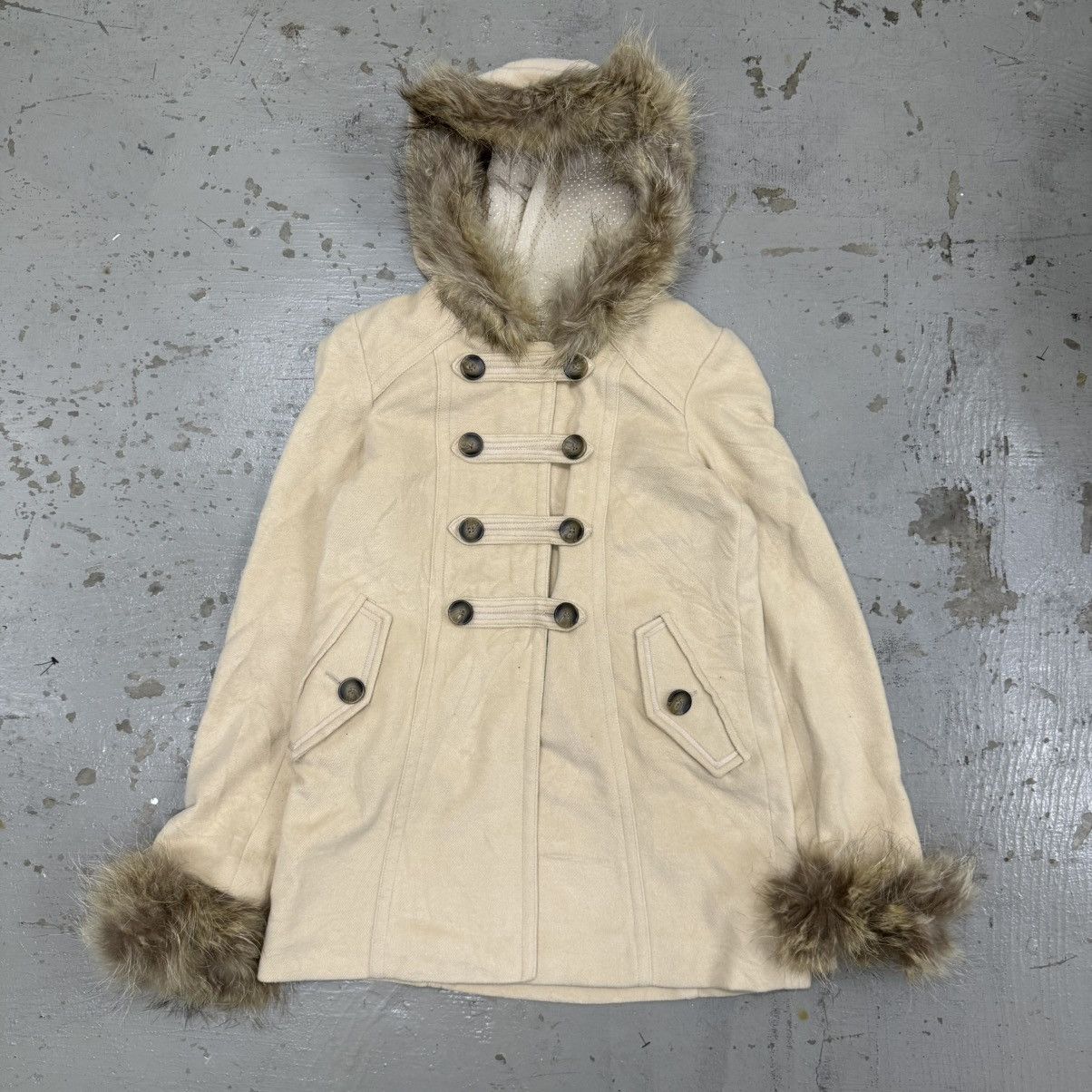 Other Vintage Beige Mink Fur Cape Size M / US 6-8 / IT 42-44 - 1 Thumbnail