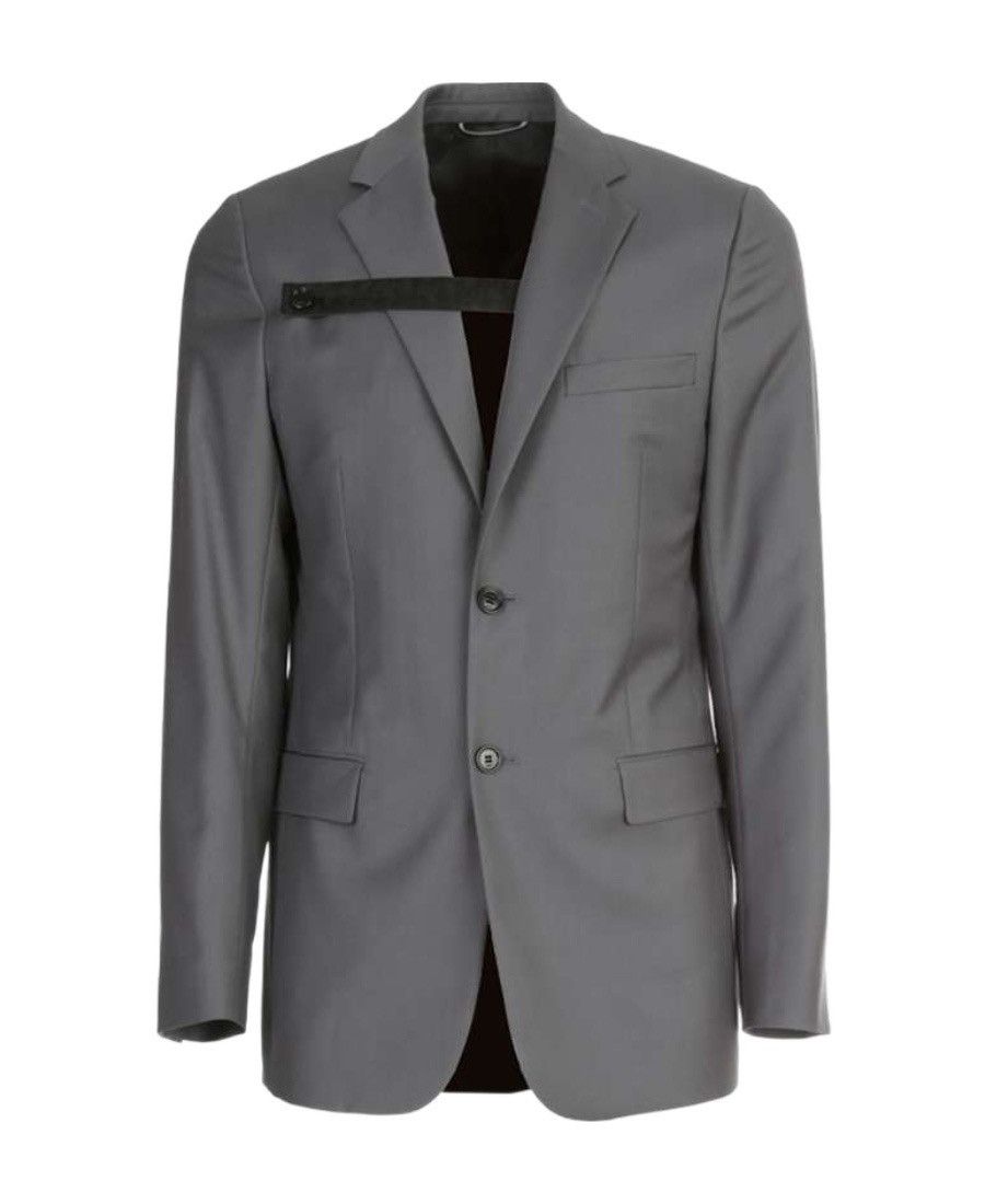 Dior Dior oblique strap grey wool blazer jacket 46 Size 46R - 9 Thumbnail