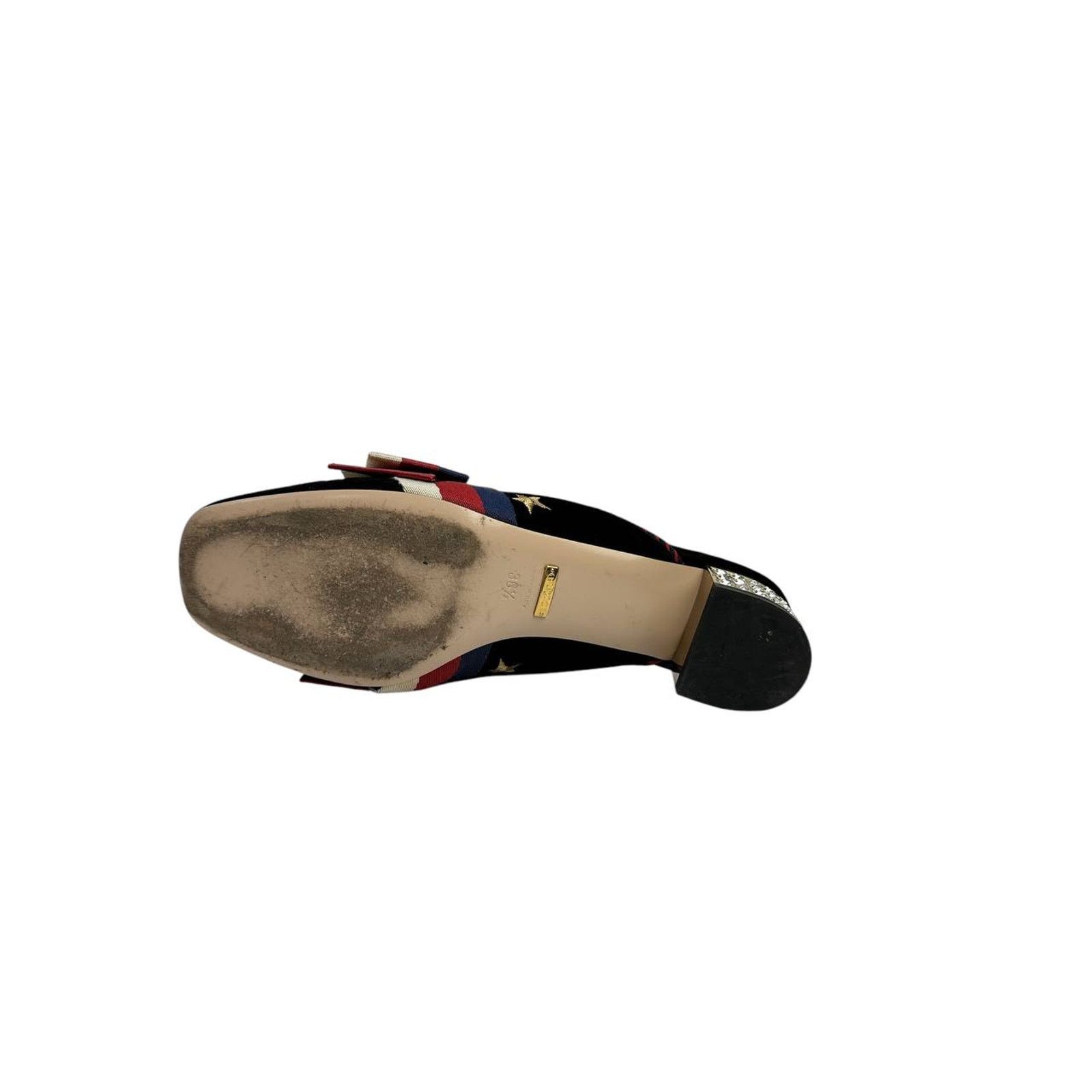 Gucci Gucci Women's Black Velvet Emellished Bow Mules sz.36.5 Size US 6.5 / IT 36.5 - 5 Thumbnail