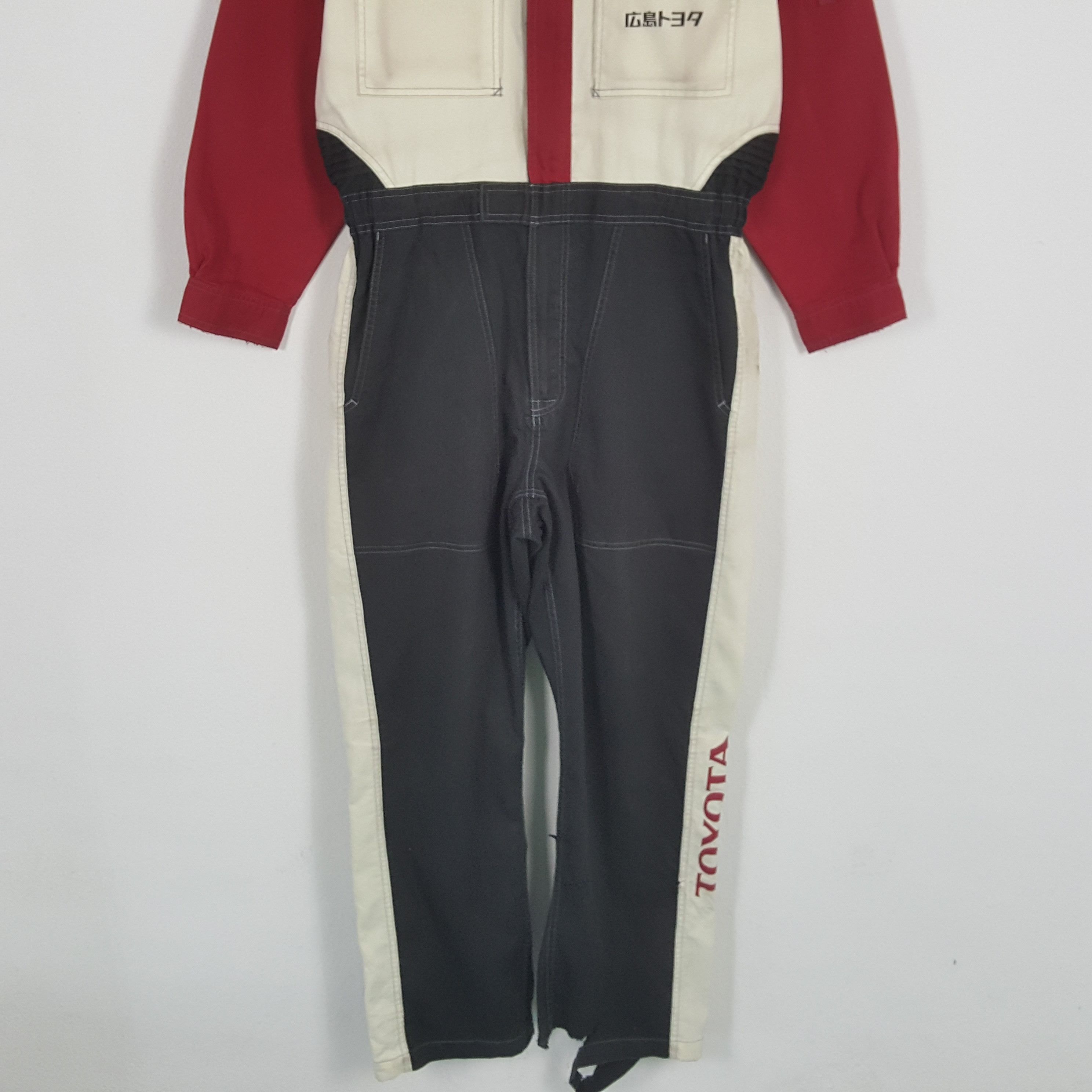 Japanese Brand × Vintage TOYOTA TECNO Motorsports Racing Style Coverall Jacket Size US L / EU 52-54 / 3 - 6 Thumbnail
