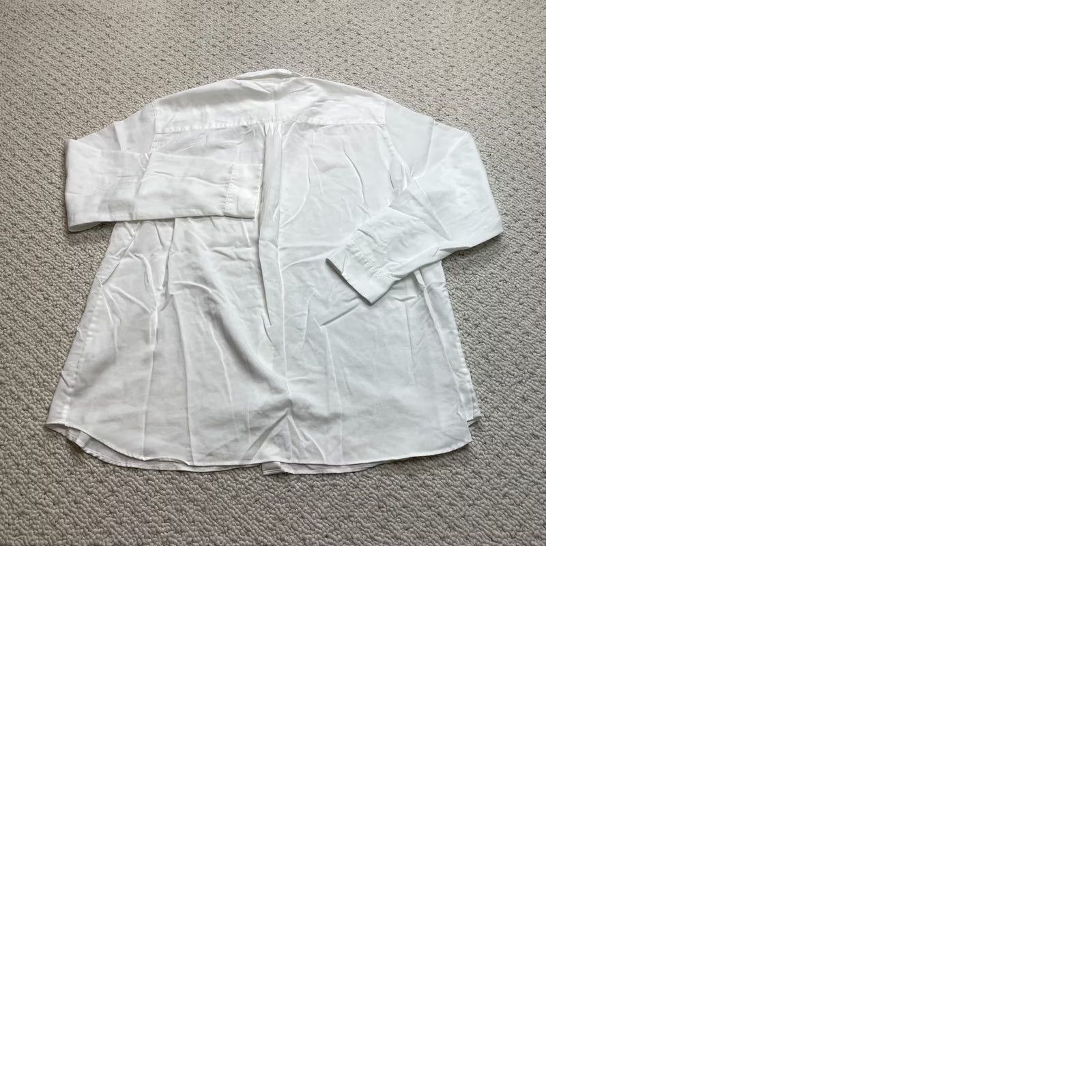 Uniqlo Uniqlo Button-Down Shirt Mens 2XL White Long Sleeve Collared Business Casual Formal Workwear Shirt Size 48R - 10 Thumbnail