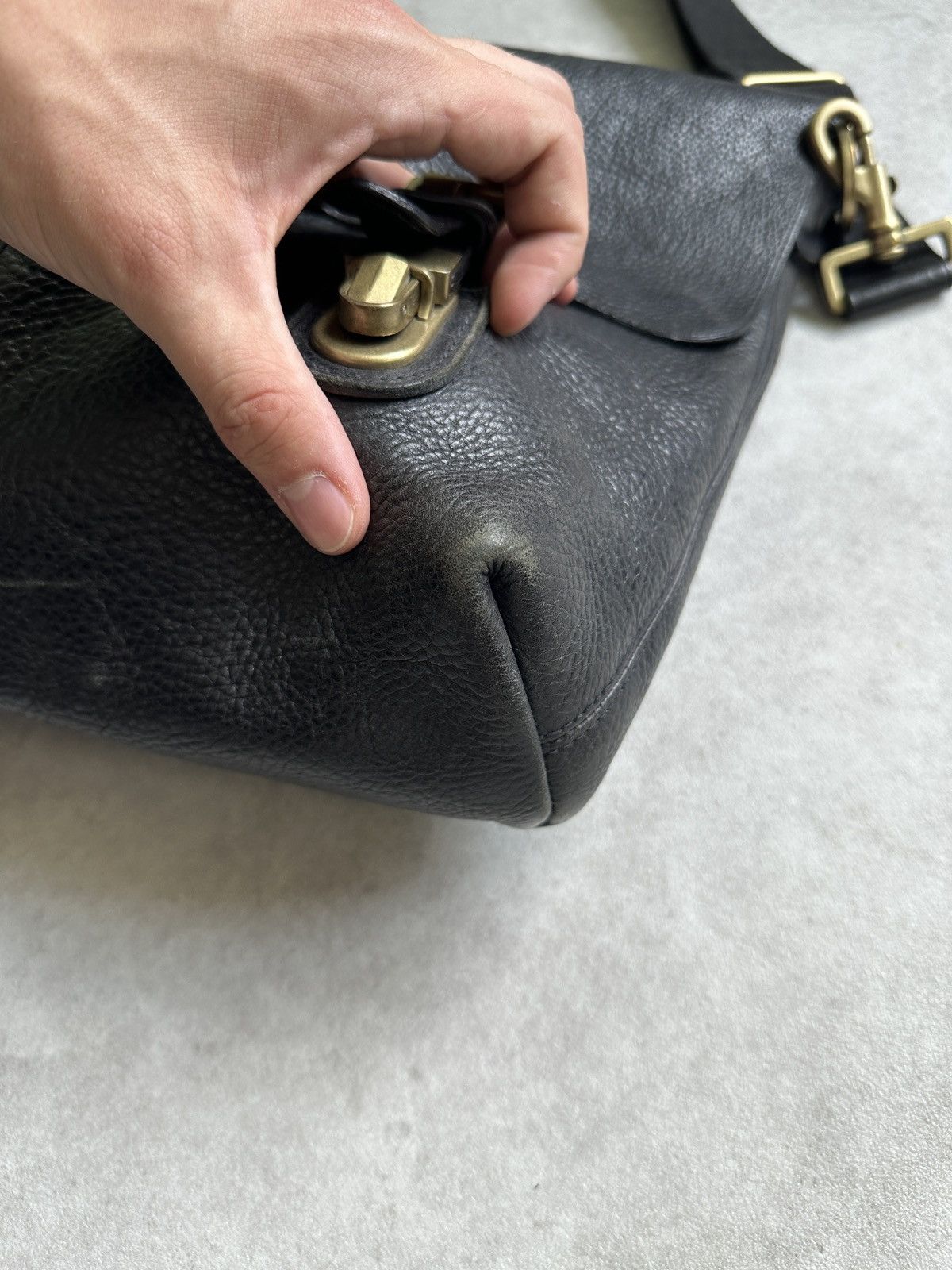 Mulberry Mulberry black leather crossbody bag with gold hardware Size ONE SIZE - 6 Thumbnail