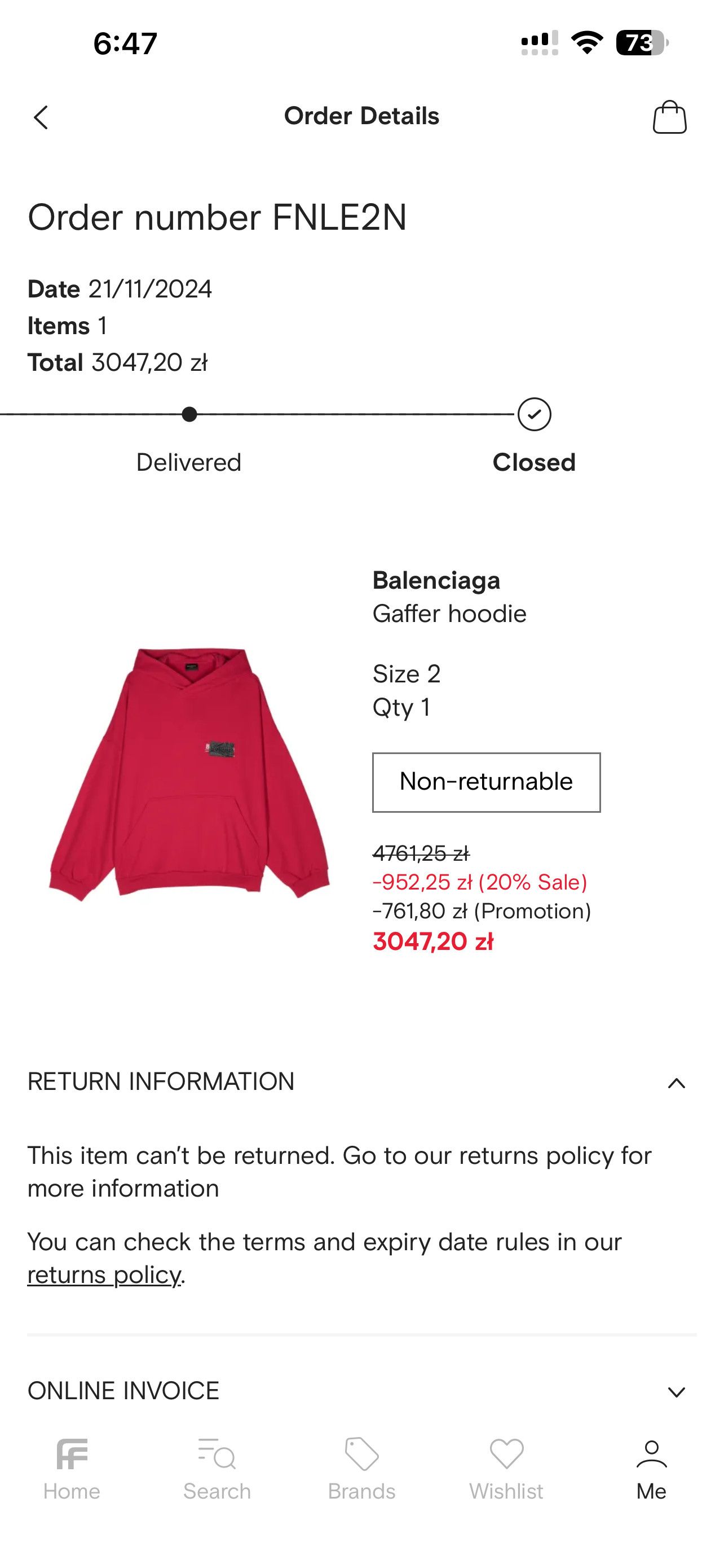 Balenciaga Balenciaga Gaffer Hoodie Red Size US M / EU 48-50 / 2 - 8 Thumbnail
