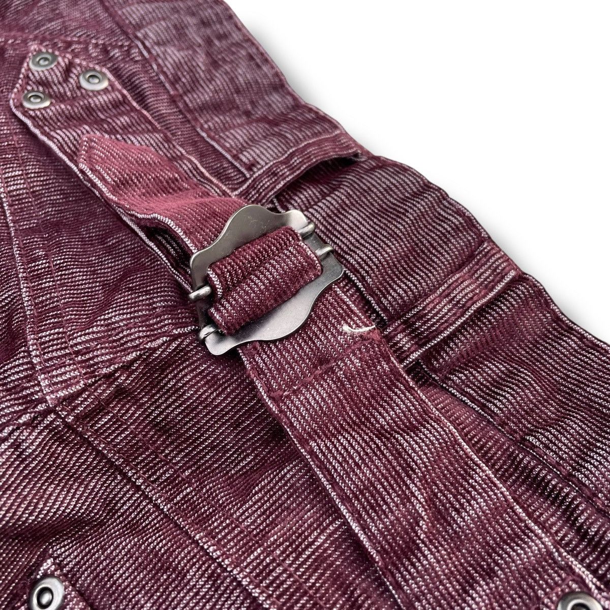 Isamu Katayama Backlash 🇯🇵 SEMANTIC DESIGN CORDUROY BUCKLE PANTS Size US 28 / EU 44 - 13 Thumbnail