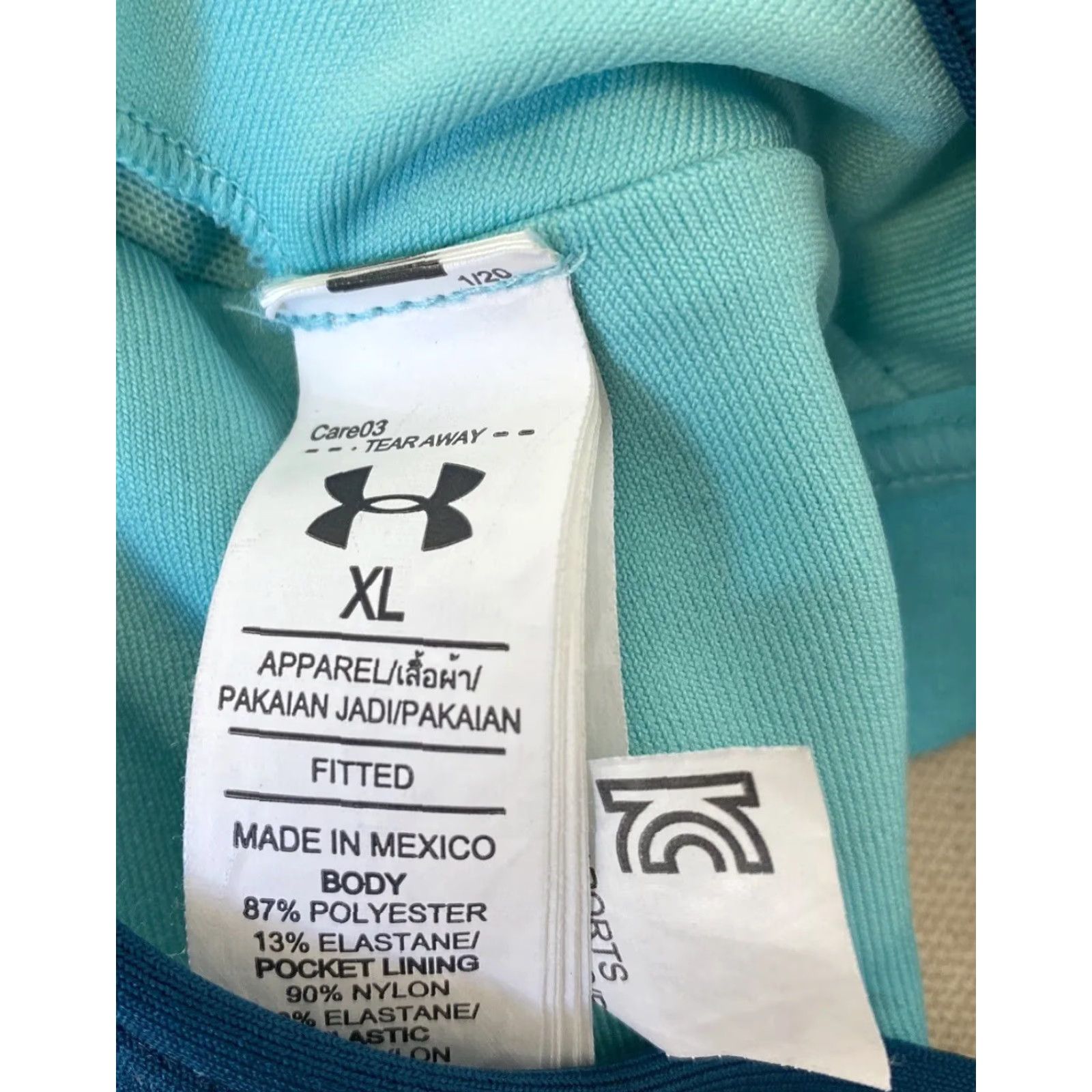 Under Armour Under Armour Sports Bra XL Green Padded Activewear Womens Size ONE SIZE - 6 Thumbnail