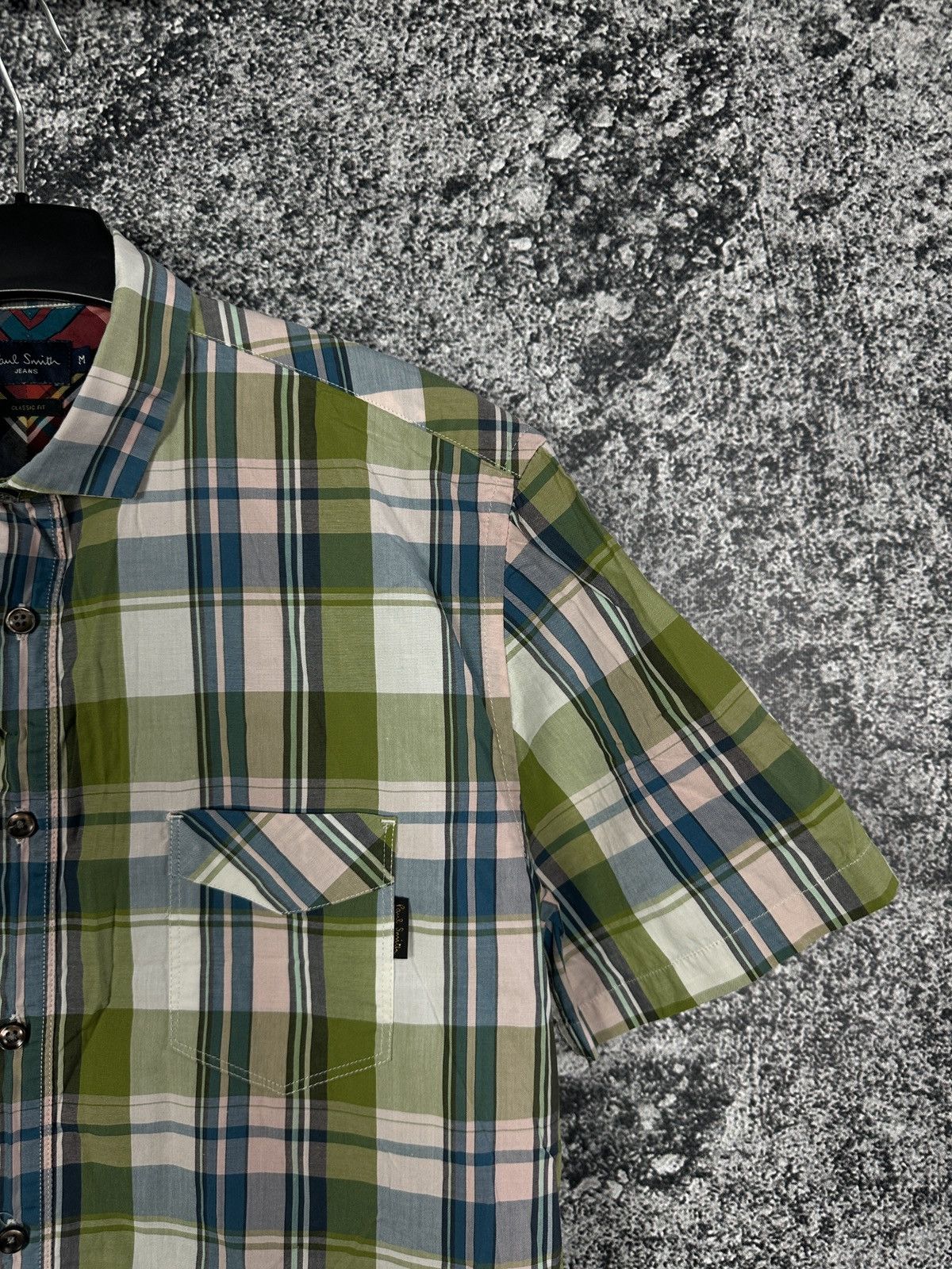 Paul Smith Men’s Paul Smith Jeans Short Sleeve Shirt Button Up Size M Size US M / EU 48-50 / 2 - 5 Thumbnail