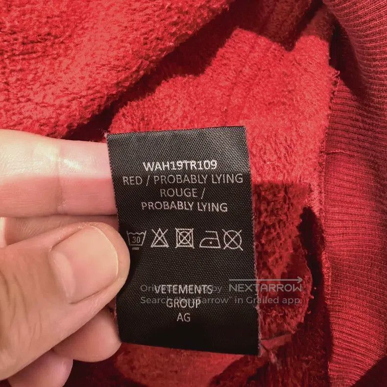 Vetements Vetements Hoodie Size US M / EU 48-50 / 2 - 3 Thumbnail