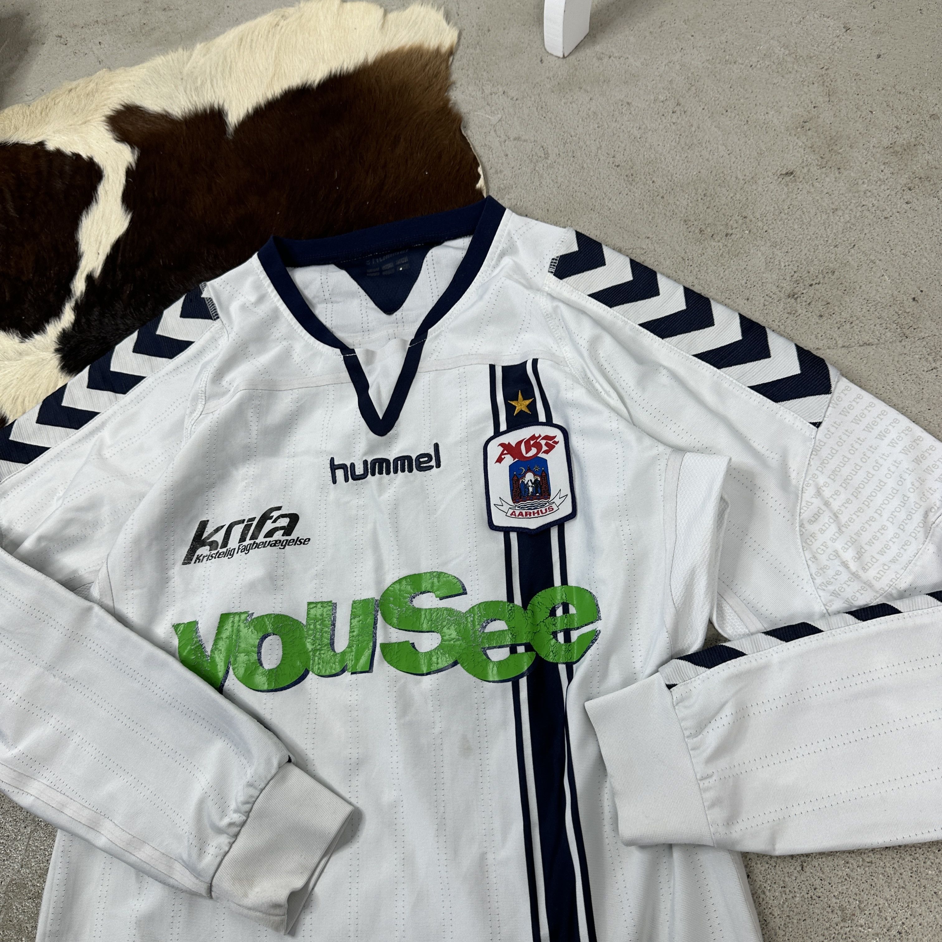 Hummel × Vintage Jersey Hummel Aarhus 12/13 Home Longsleeve Size US M / EU 48-50 / 2 - 3 Thumbnail