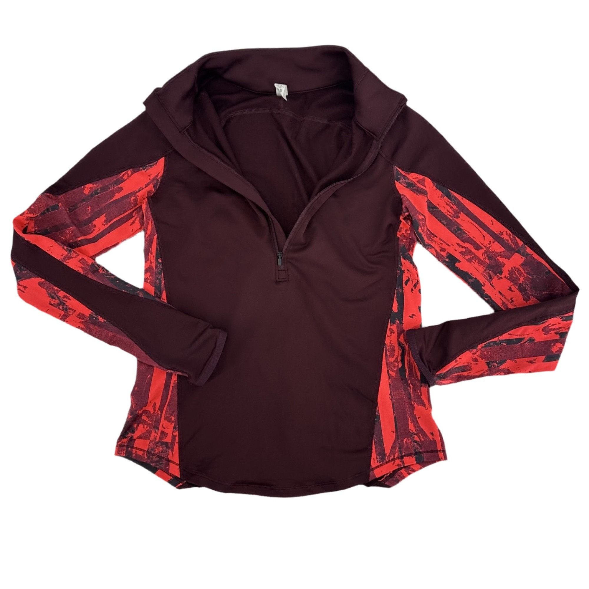 Under Armour Under Armour ColdGear ½ Zip Pullover - Brown/Red Graphic - S Size S / US 4 / IT 40 - 5 Thumbnail
