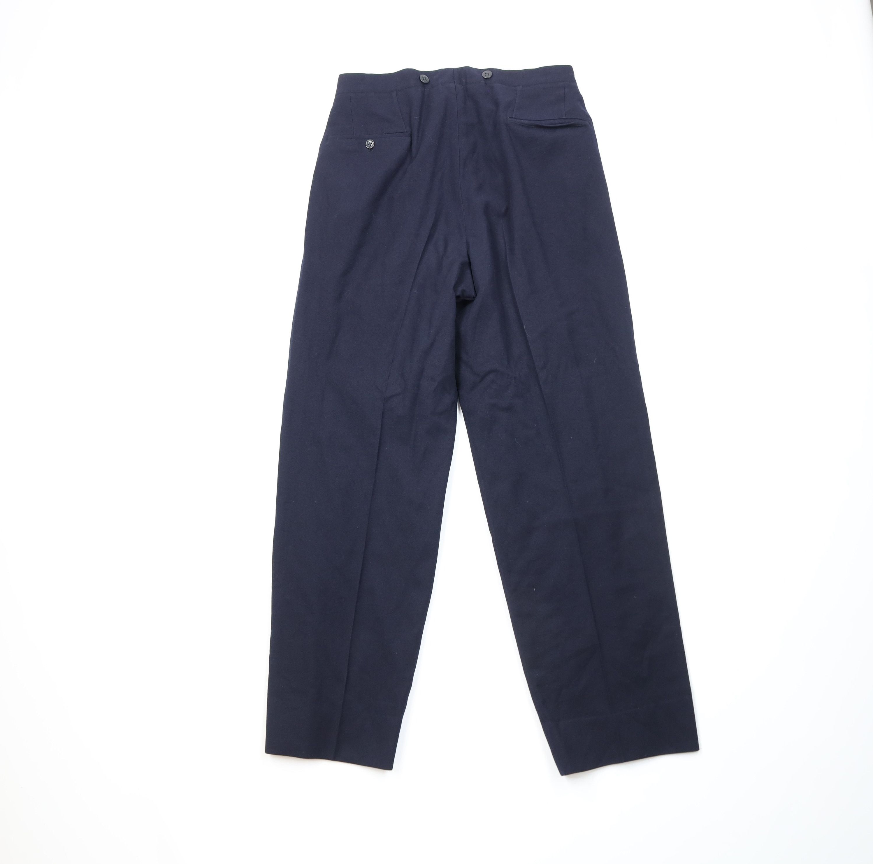 Vintage Vintage 50s Fenn Feinstein Pleated Tuxedo Pants Trousers USA Size US 30 / EU 46 - 9 Thumbnail