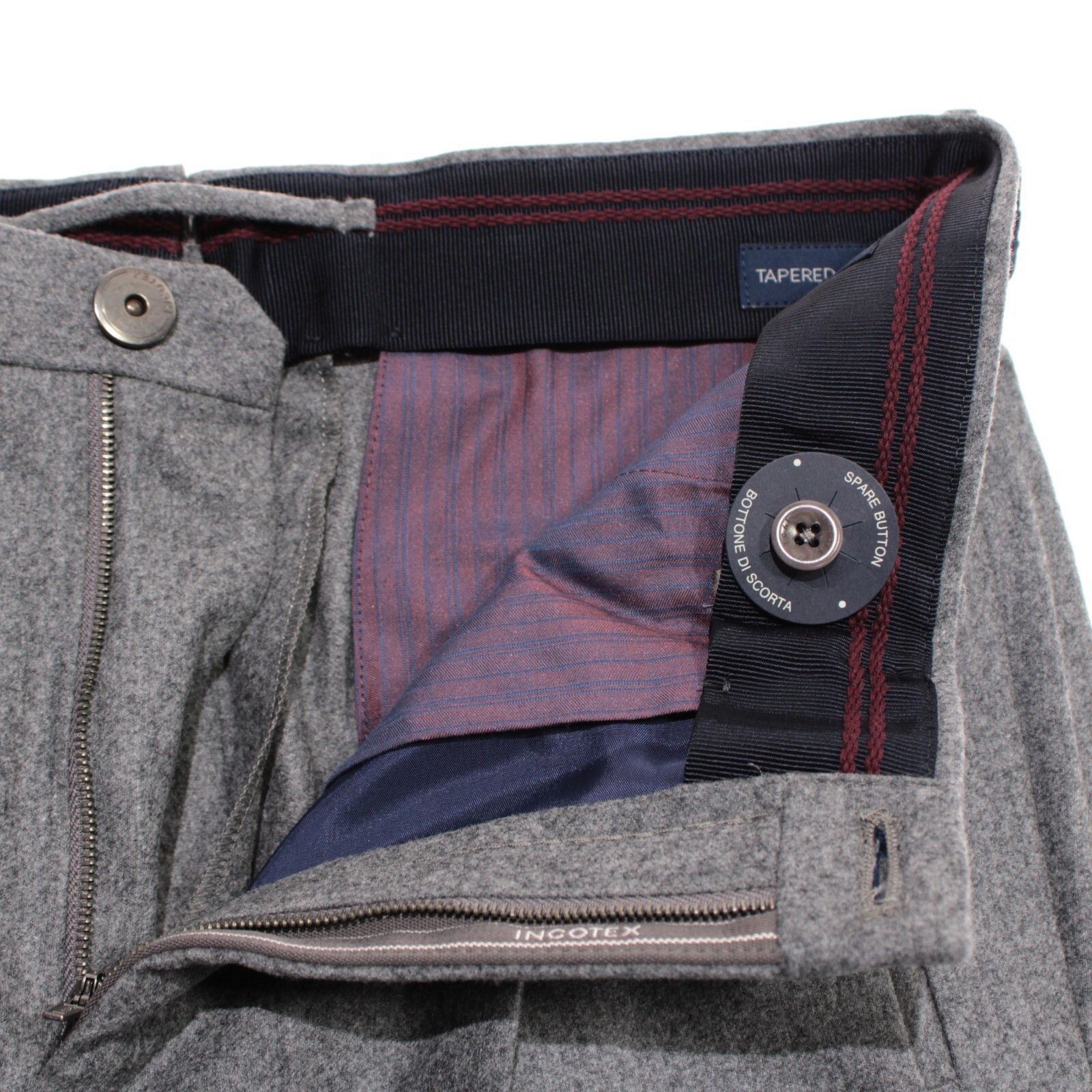 Incotex INCOTEX New with tags Dress Pants Size 30 US In Gray Size US 30 / EU 46 - 2 Thumbnail