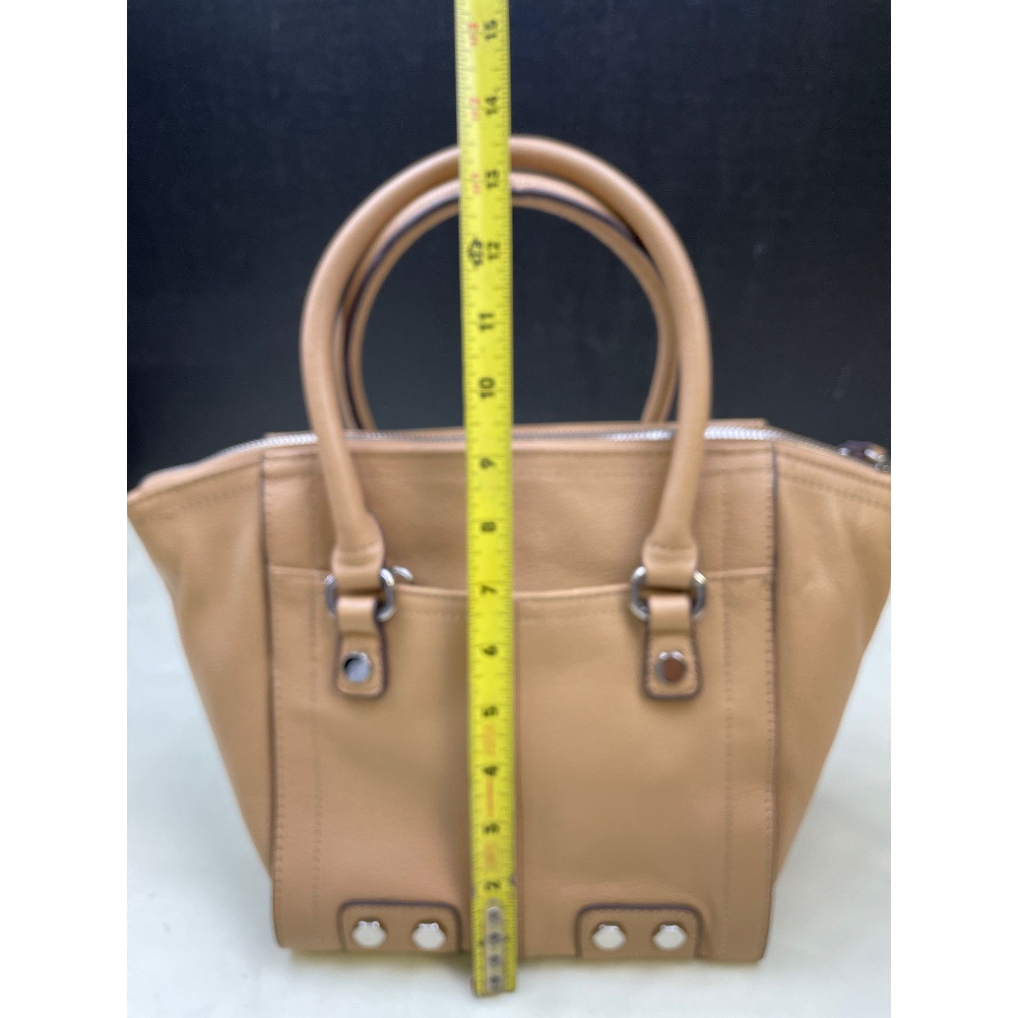 Other Tignanello Women's Tan Pebbled Leather Purse / Handbag SKU 5 Size ONE SIZE - 2 Thumbnail