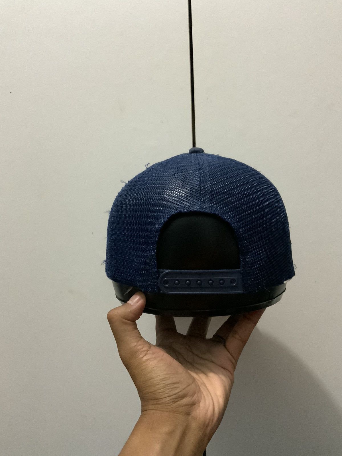 Japanese Brand Mr Metal Recycling Indigo Trucker Hat Size ONE SIZE - 4 Thumbnail
