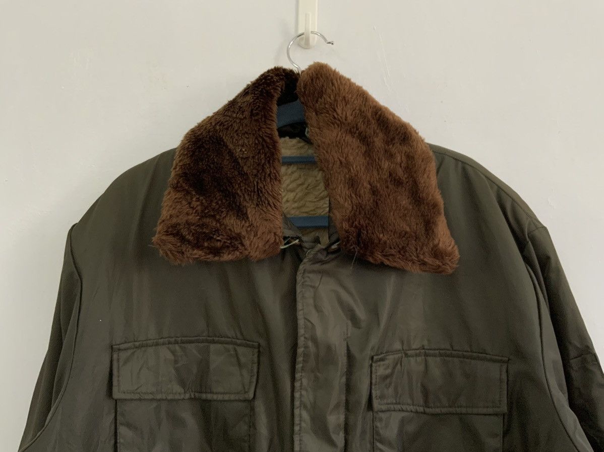 The Unbranded Brand Green Camo Mohair Faux Fur Parka Size US L / EU 52-54 / 3 - 3 Thumbnail