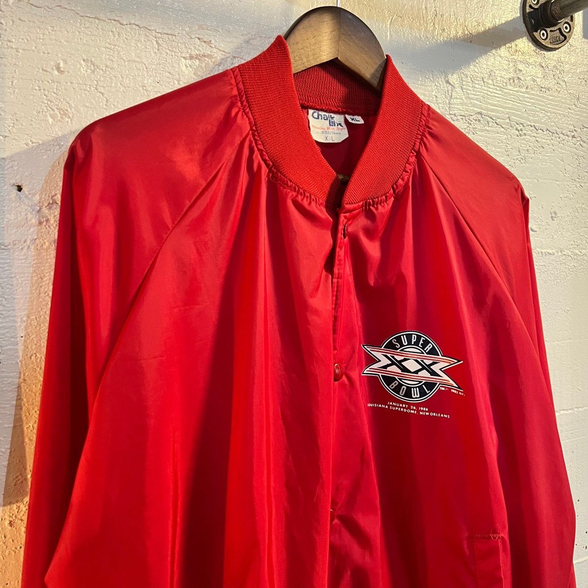 Chalk Line × NFL × Vintage Vintage 1980's Super Bowl XX (Twenty) Chalk Line Jacket - XL Size US XL / EU 56 / 4 - 3 Thumbnail