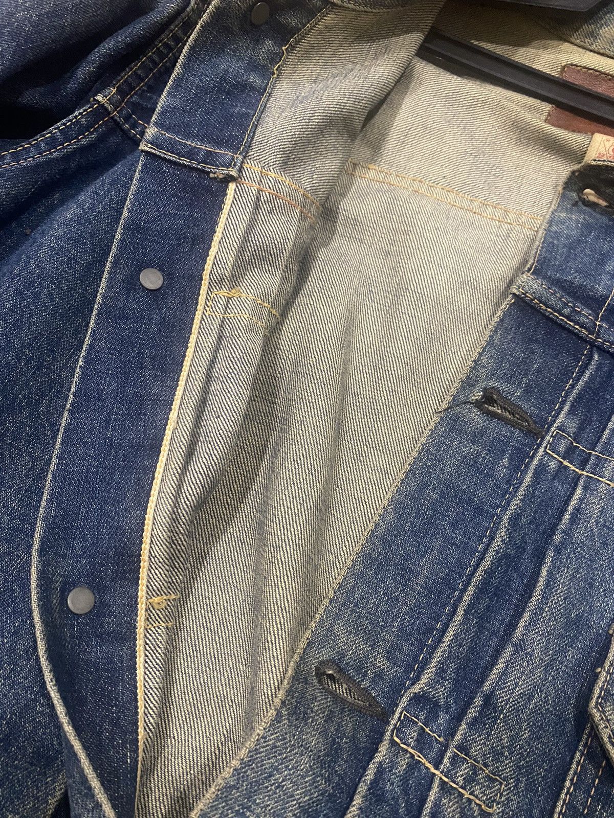 Evisu Vintage Evisu Yamane Diacock Trucker Denim Jacket Size US M / EU 48-50 / 2 - 13 Thumbnail