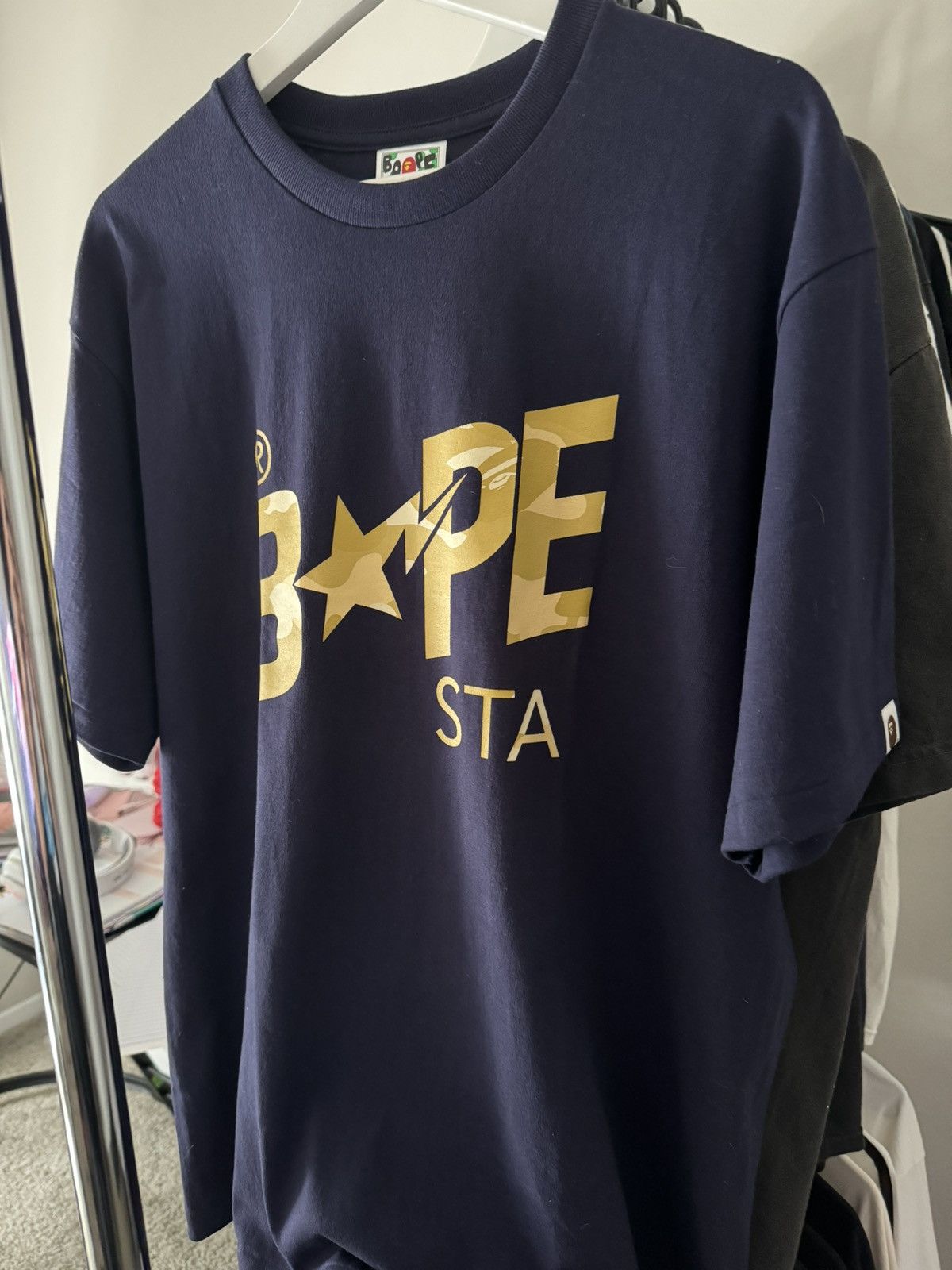 Bape Bape Color Camo Bape Sta Logo Tee Size US XL / EU 56 / 4 - 1 Thumbnail