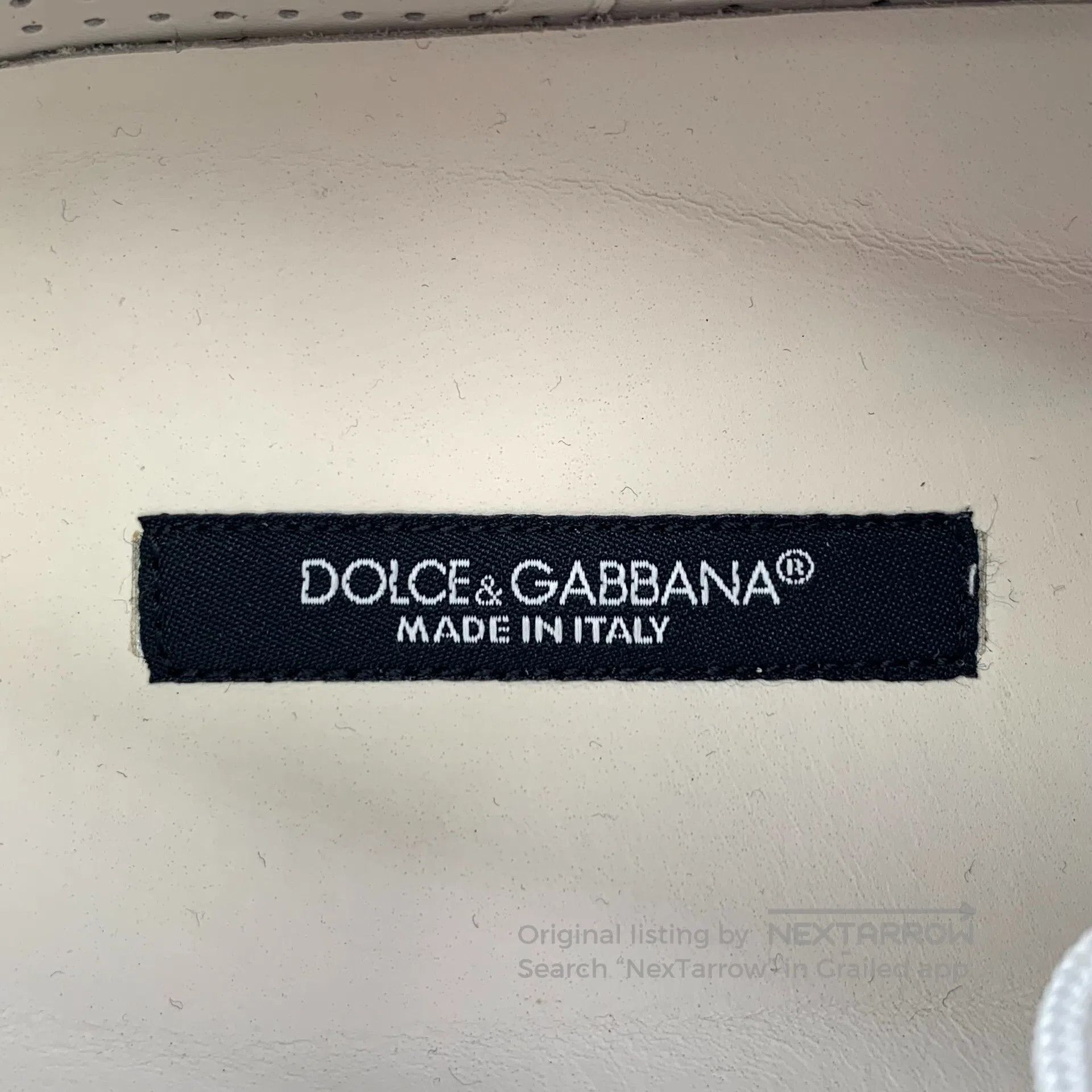 Dolce & Gabbana Dolce Gabbana Navy blue mesh leather lace-up casual flat s Size US 9.5 / EU 42-43 - 7 Thumbnail