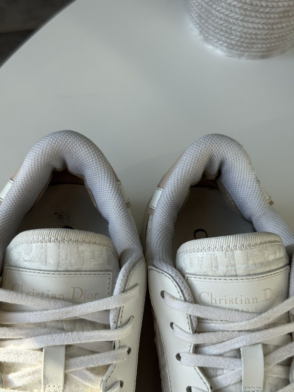 Dior Dior One Monogram Sneackers Low White Pink Size US 8.5 / IT 38.5 - 15 Thumbnail