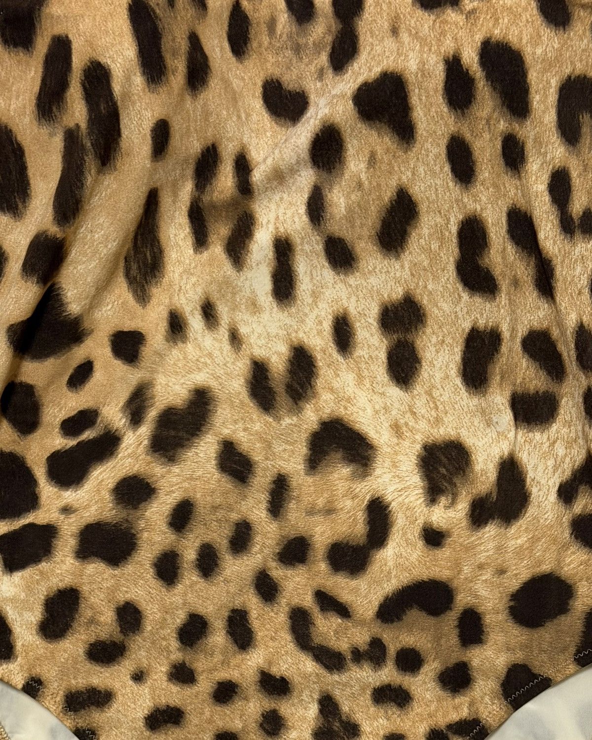 Dolce & Gabbana DOLCE&GABBANA Leopard Print Strapless One-Piece Swimsuit Size M / US 6-8 / IT 42-44 - 3 Thumbnail