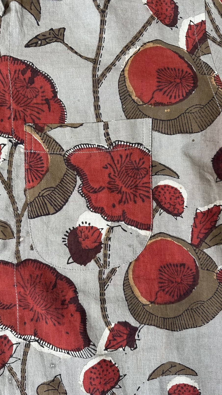 Kardo KARDO FLOWER PRINT OPEN COLLAD SHIRT Size US L / EU 52-54 / 3 - 3 Thumbnail