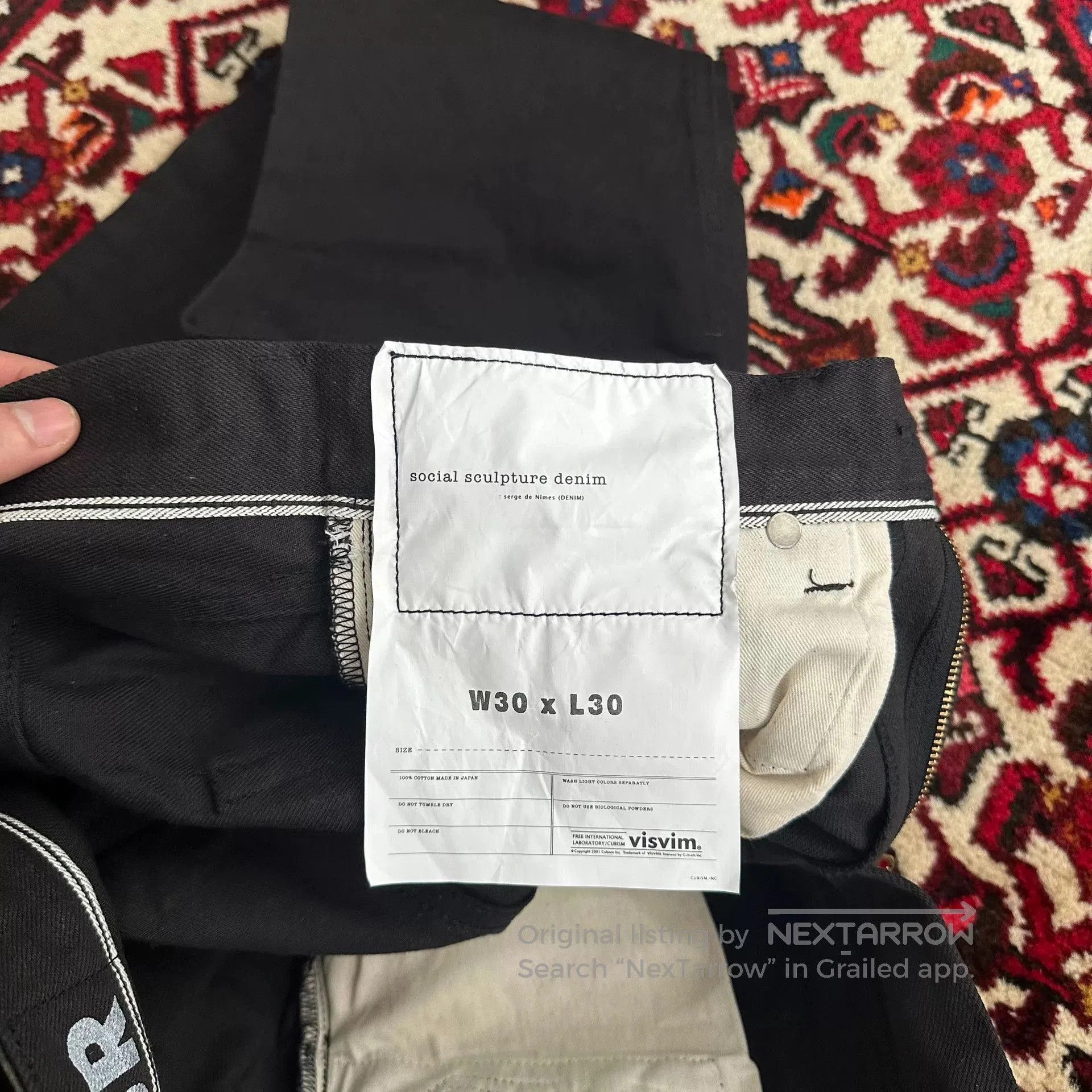 Visvim visvim 23SS CMYK 03R Black Jeans W30L30. Size US 30 / EU 46 - 6 Thumbnail
