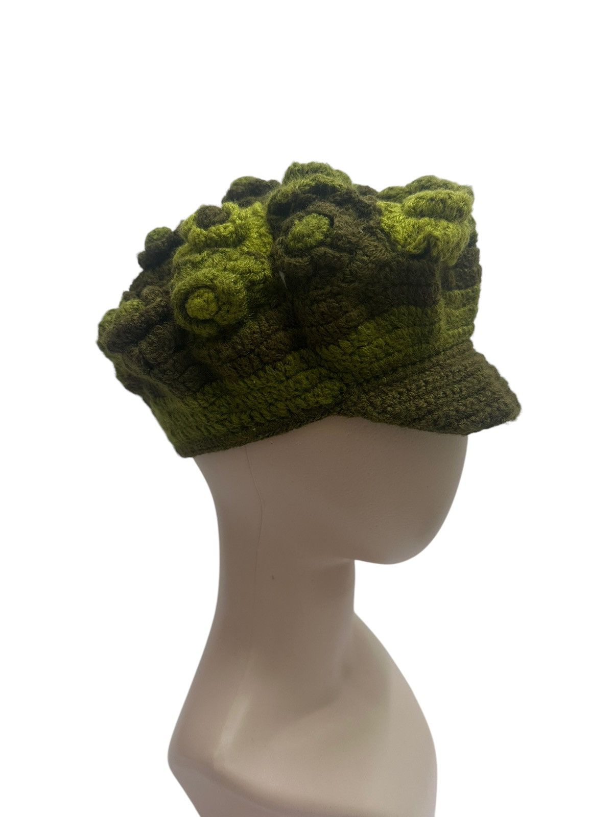 If Six Was Nine × Japanese Brand × Kapital RARE ‼️ Rasta Crochet knitted handmade Hippies Beanie Hats Size ONE SIZE - 2 Thumbnail