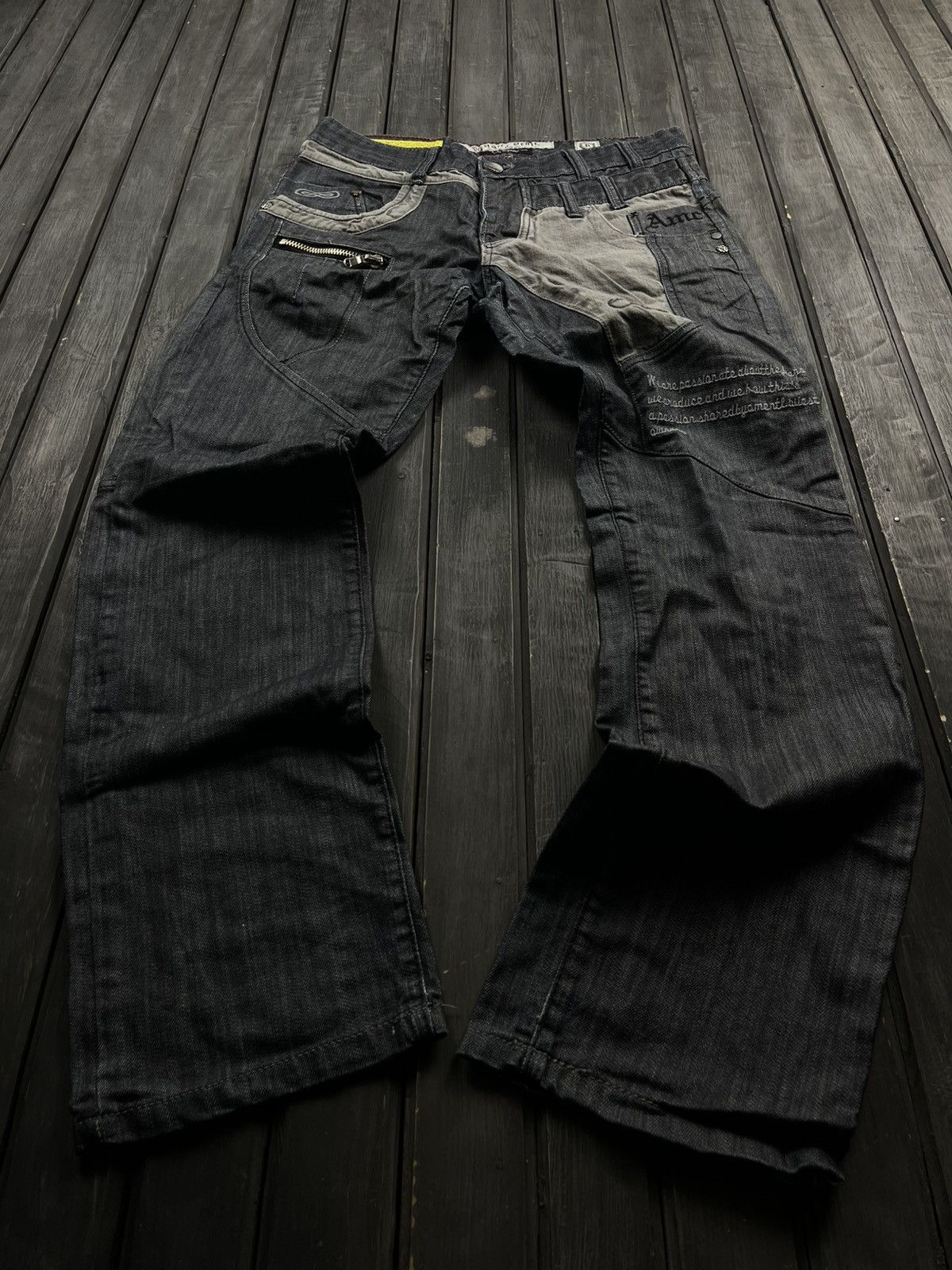 Archive Distressed Jeans | Grailed