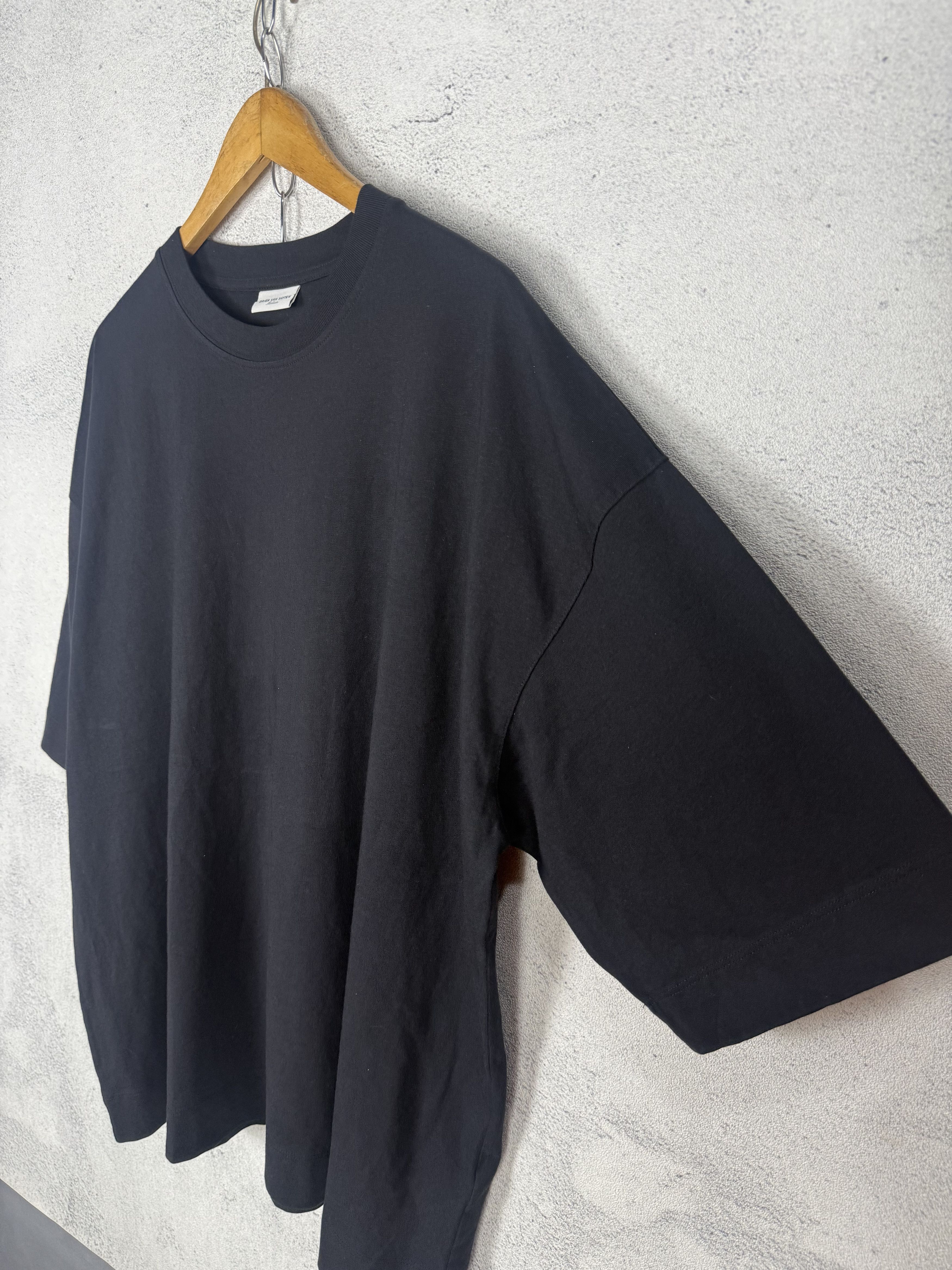 Dries Van Noten Dries Van Noten Black Oversized Tshirt Size US M / EU 48-50 / 2 - 3 Thumbnail