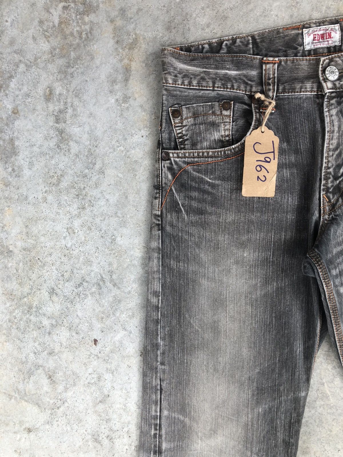 Edwin Japanese Edwin Exclusive Distressed Jeans Size US 33 - 4 Thumbnail