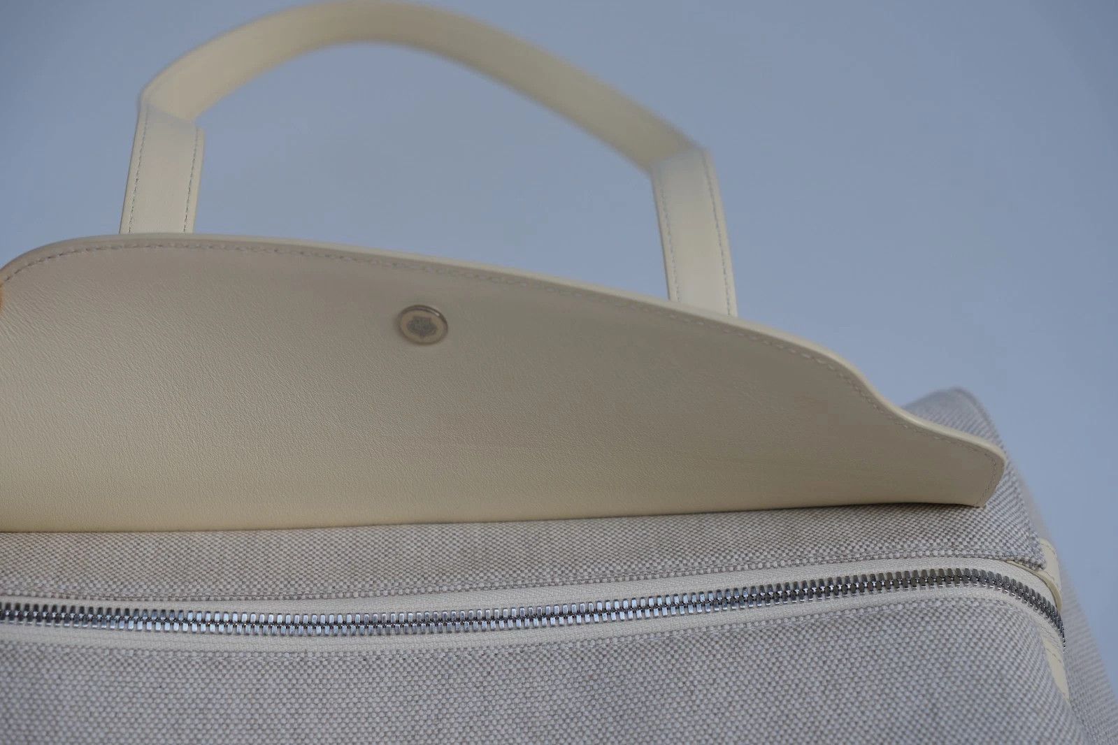 Loro Piana NEW Loro Piana Sesia Happy Day Tote Bag in Canvas XL Size ONE SIZE - 8 Thumbnail