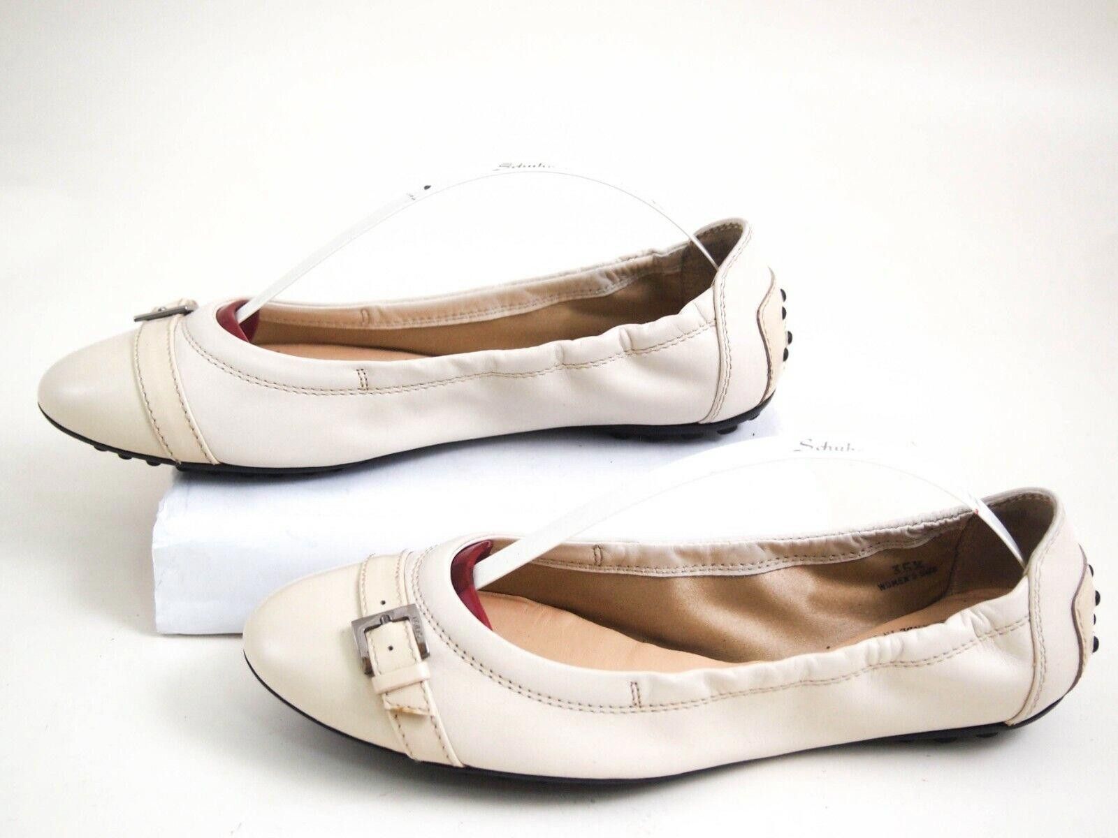 Tod's Tod's Ballet Flats Ivory Patent Leather EU 35.5 US 5.5 Size US 5.5 / IT 35.5 - 5 Thumbnail