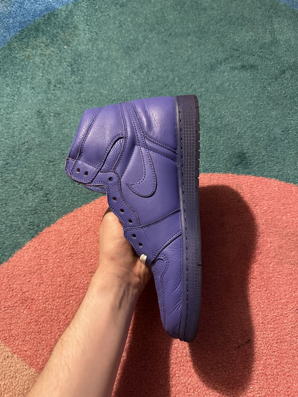 Gatorade × Jordan Brand Air Jordan 1 Retro High Gatorade Rush Violet Size US 11.5 / EU 44-45 - 5 Thumbnail