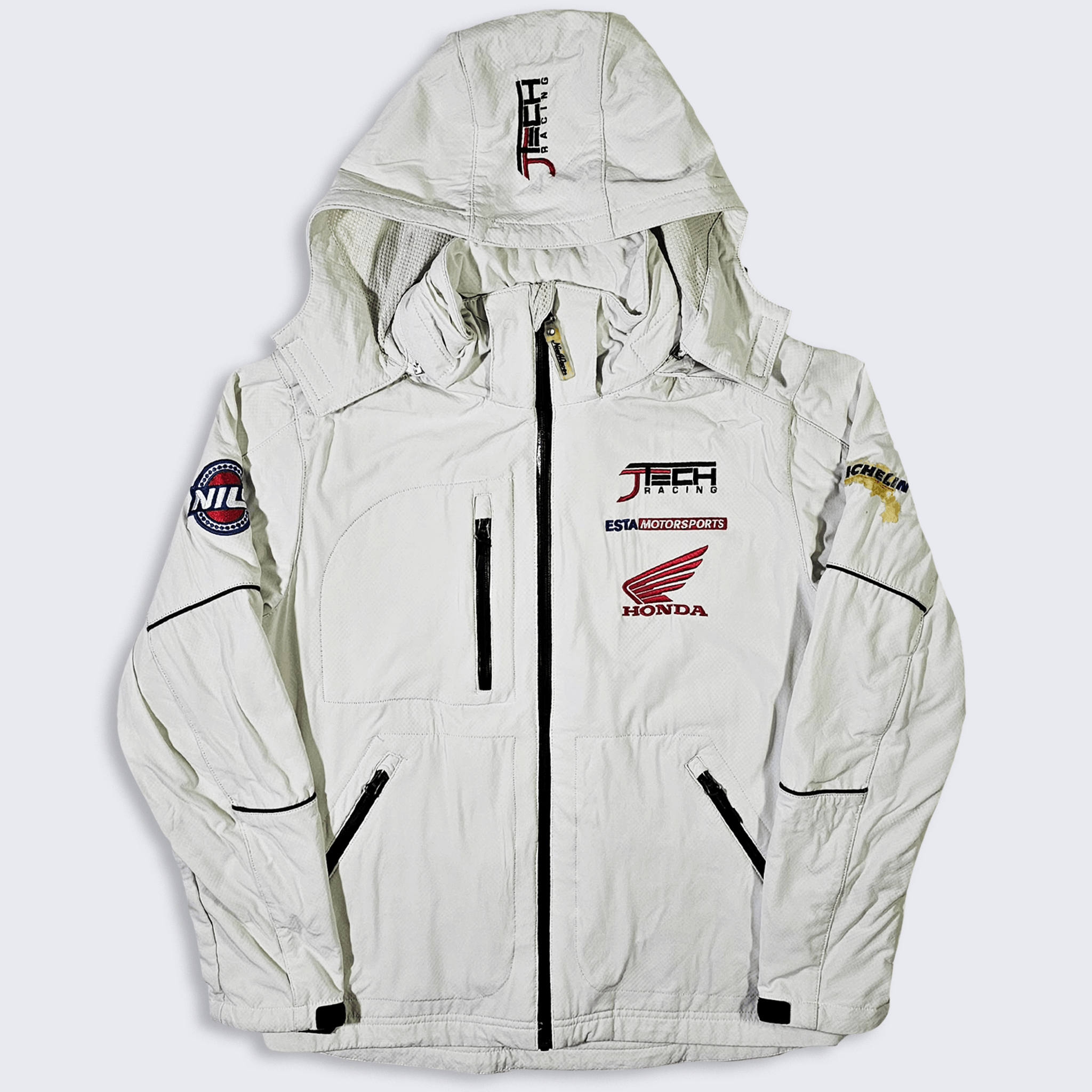 Vintage Honda Vintage 90s J Tech Racing Jacket Size US M / EU 48-50 / 2 - 2 Thumbnail