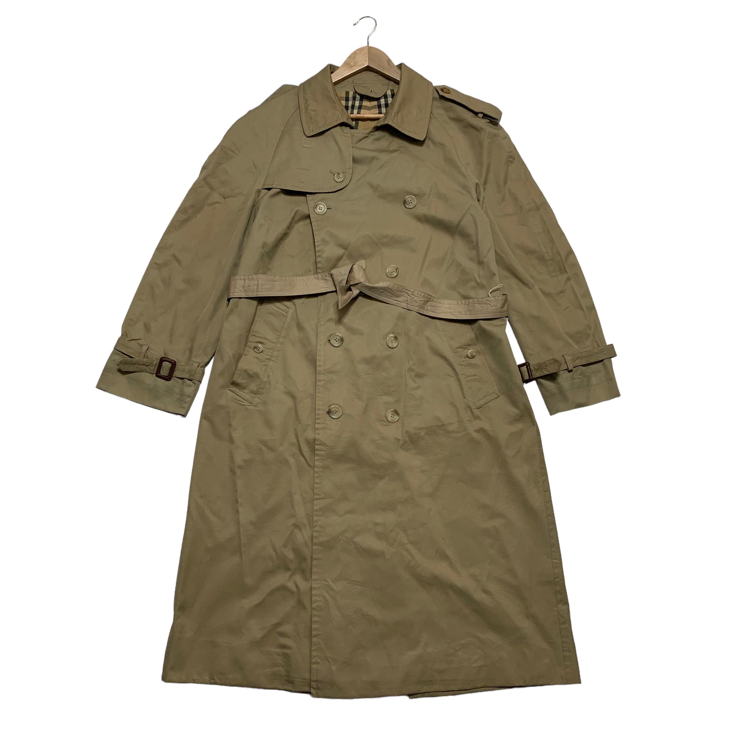 Burberry Burberrys Double Breast Nova Check Trench Coat Size US S / EU 44-46 / 1 - 1 Thumbnail
