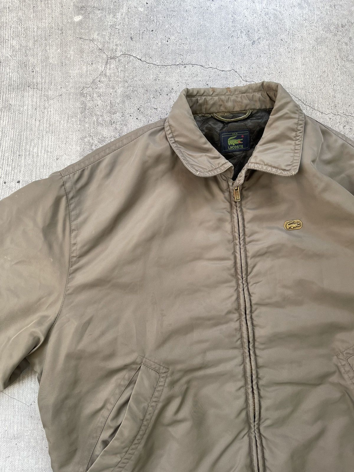 Lacoste Vintage Lacoste Bomber Jacket 90s Size US XL / EU 56 / 4 - 3 Thumbnail