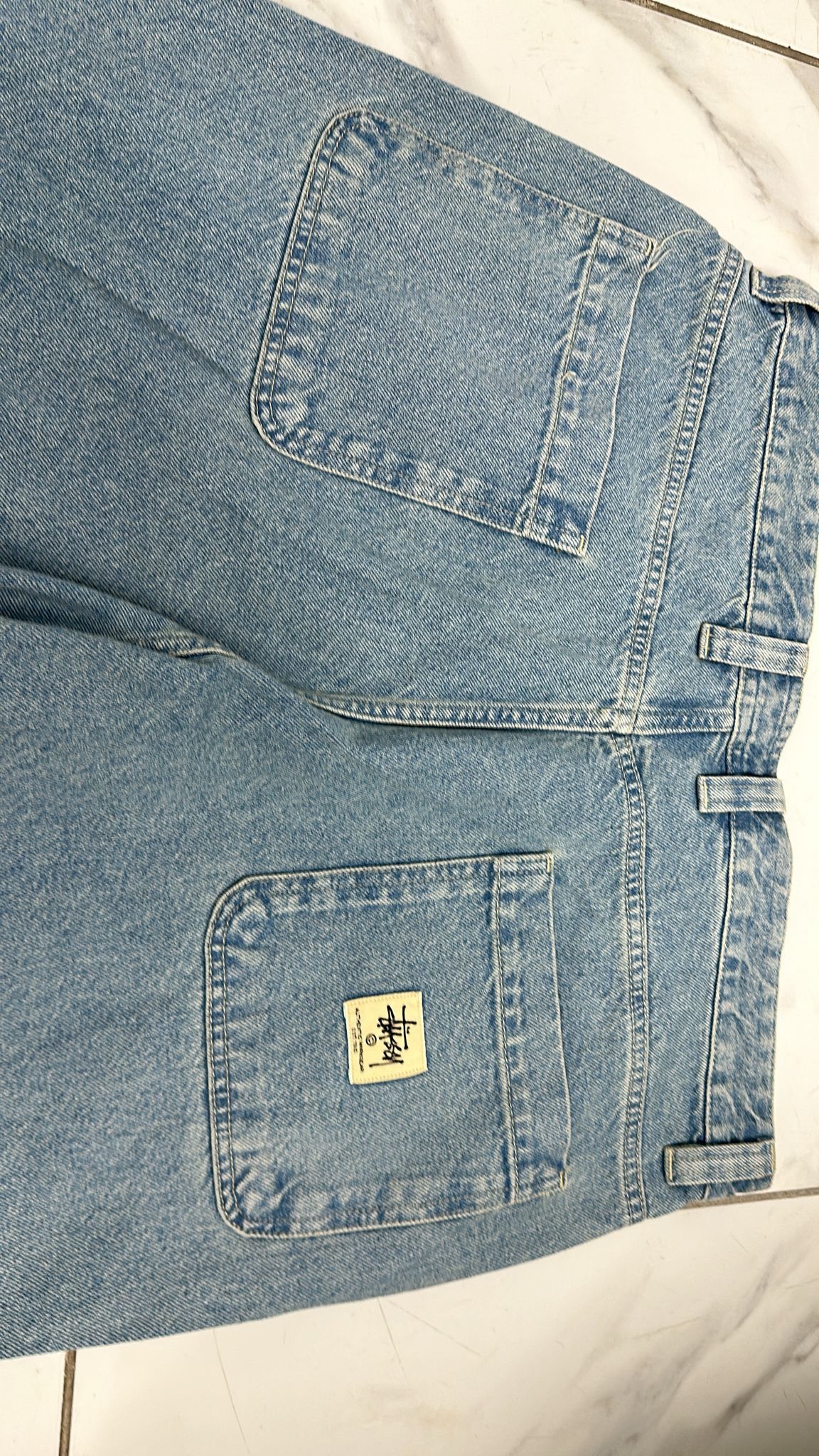 Stussy Stussy Double Knee Work Pant Light Blue Size 30 Size US 30 / EU 46 - 2 Thumbnail