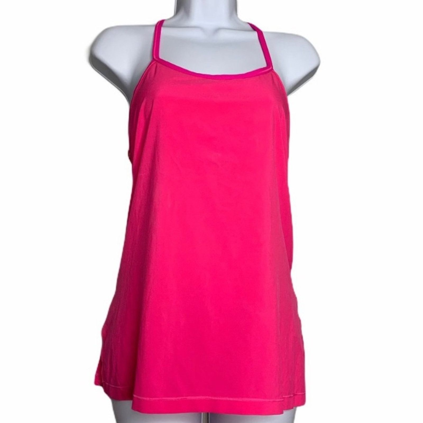 Lululemon Lululemon Practice Freely Groovy Stripe Raspberry Tank 4 Size S / US 4 / IT 40 - 7 Thumbnail