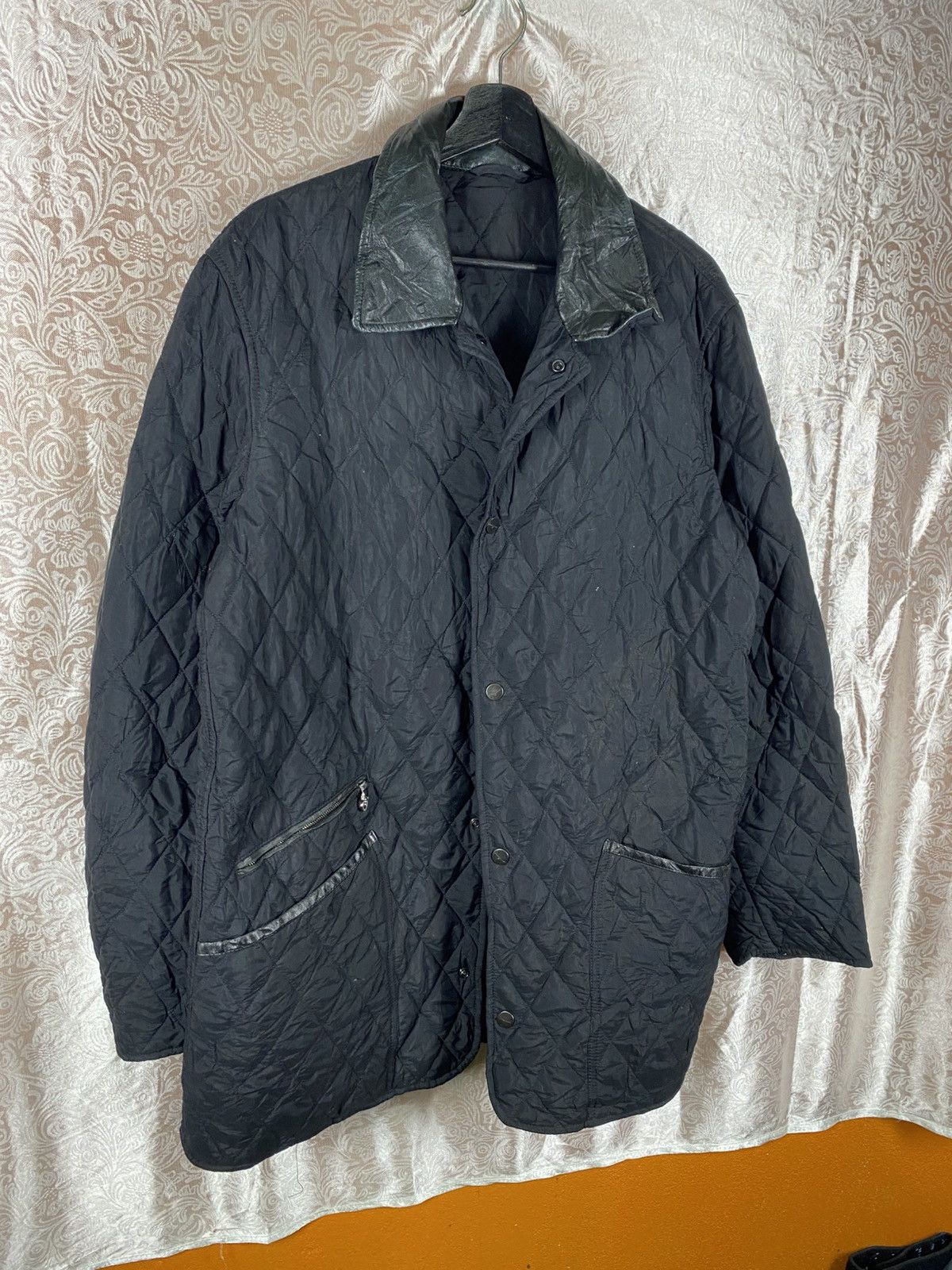 Salvatore Ferragamo Salvatore Ferragamo Black Quilted Jacket Luxury Outerwear Size XXL / US 16-18 / IT 52-54 - 5 Thumbnail