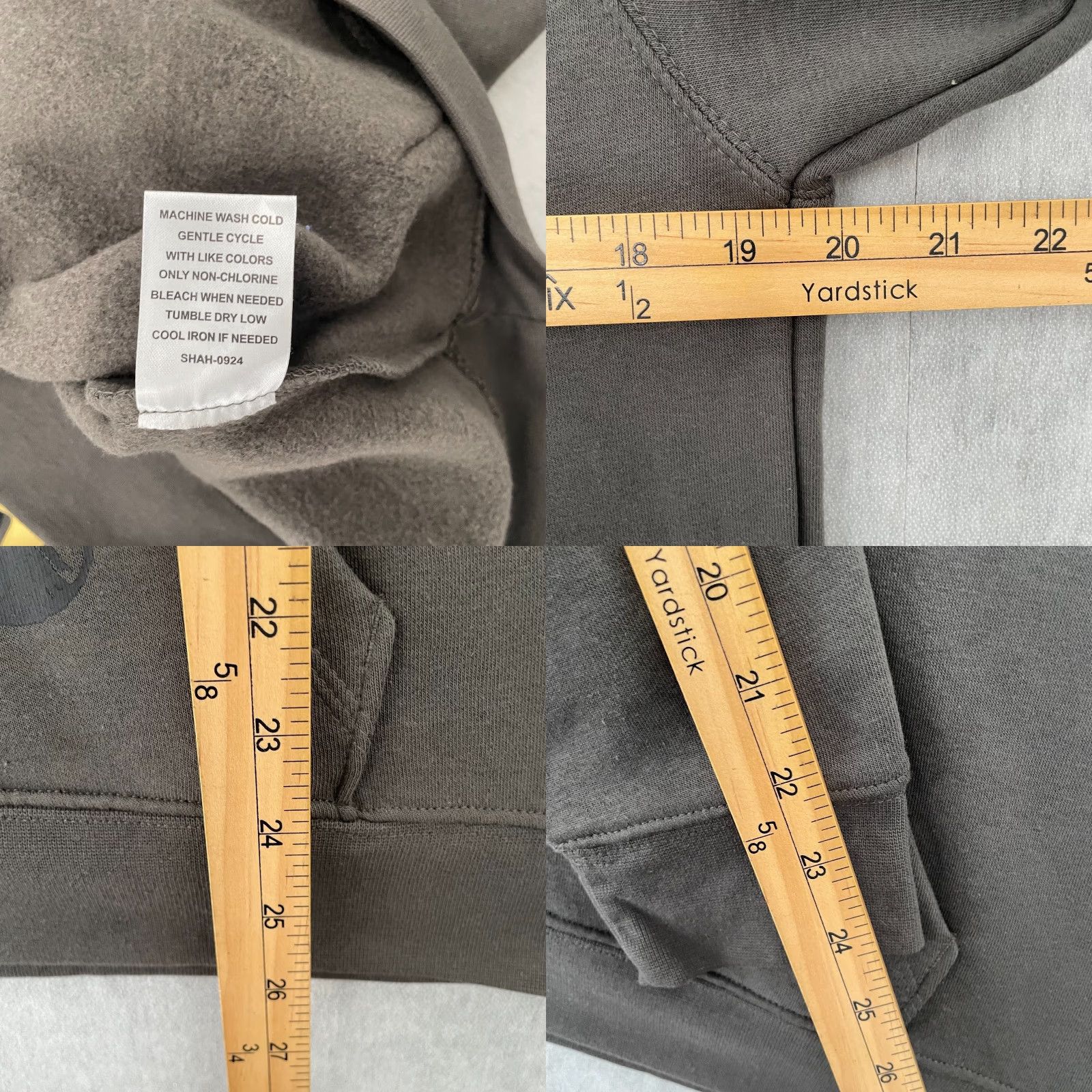 Ed Hardy Ed Hardy Hoodie Pullover Adult Small Gray Skull Graphic Print Logo Hooded Pockets Dagger Death Before Dishonor Sweater Size US S / EU 44-46 / 1 - 8 Thumbnail